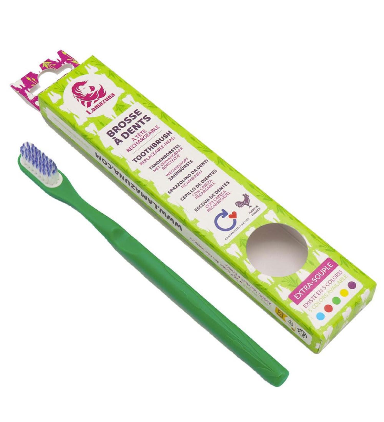 Lamazuna ACCOUT TOEN TO CLICK IT |Made in France |From plant raw material |Incl. Change head |Extra soft/extra soft |2 pieces