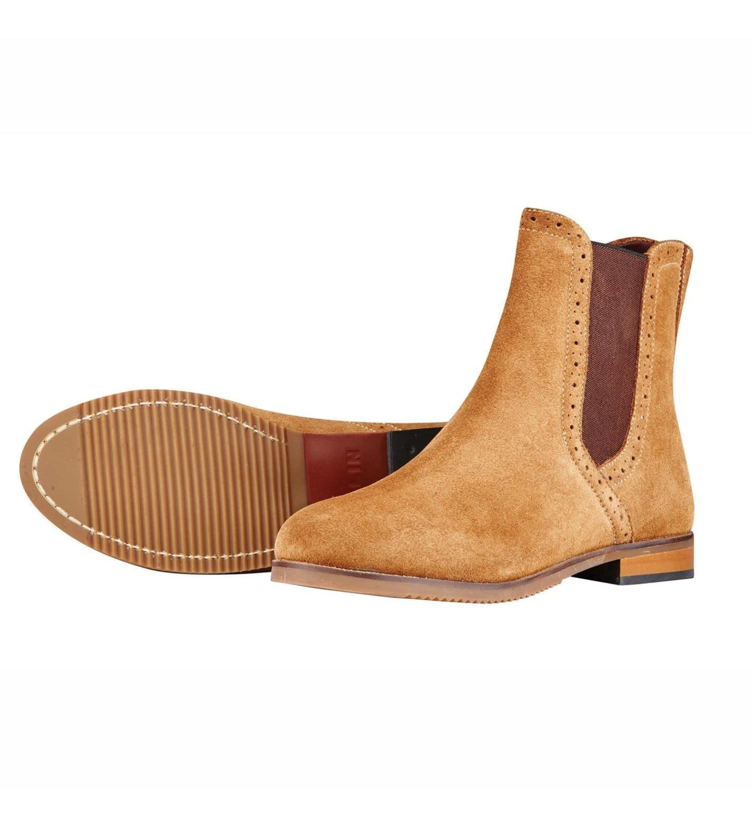 Dublin Kalmar Sd Paddock Boots 8 Stone - Premium Quality Equestrian Footwear - Buy Online on GoSupps.com