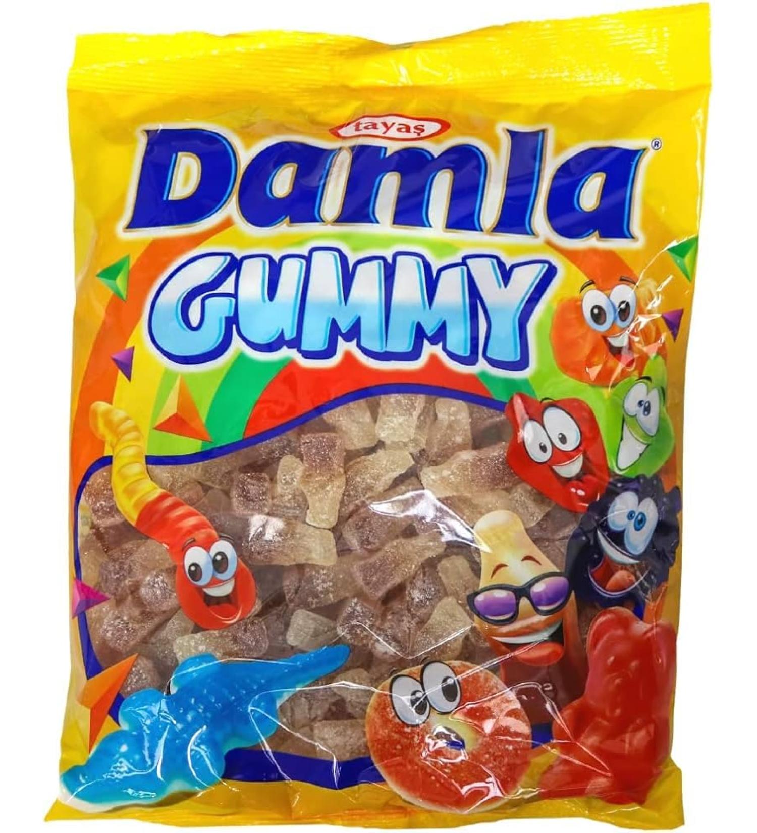 Gummy sour cola candy cola gummy premium candy beef gelatin halal. BULK bag of 1KG sour candy