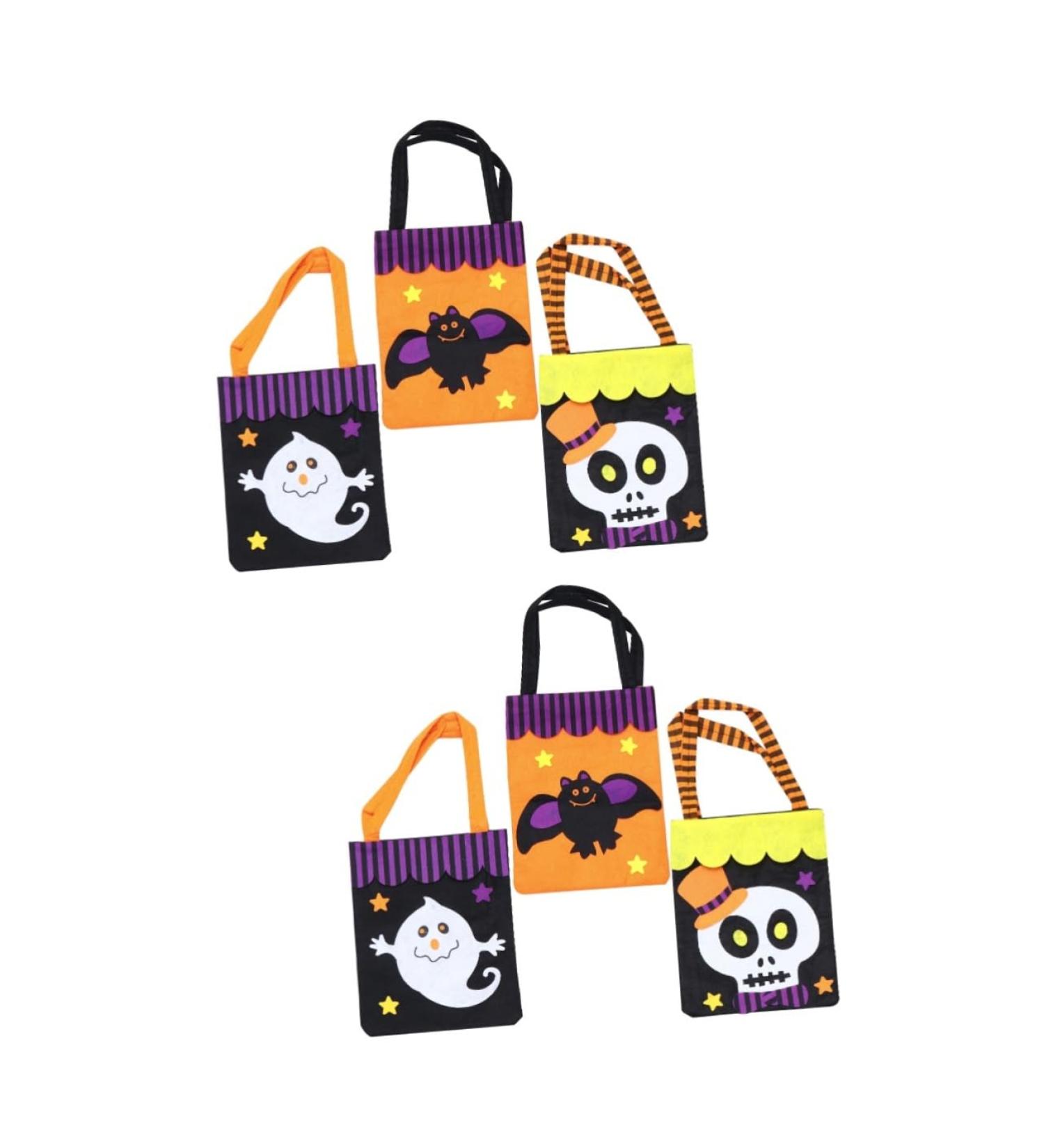 Zerodeko 6 Pcs Halloween Candy Bag Candy Bags Turtle Erasers Halloween Handbag Halloween Bag Apparel - Buy Online on GoSupps.com