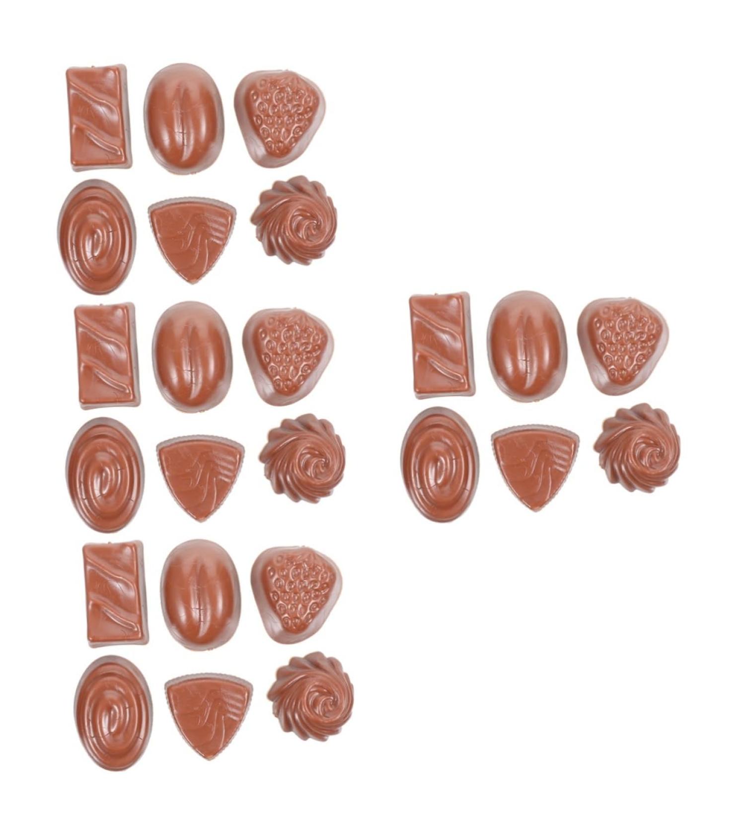 Abaodam Cookies Bulk 24 Pcs Simulation Chocolate Miniature Snacks Cake Decorating Kid Food Window Decor Cake Toy Simulated Chocolate Model Chocolate Bar Models for Desktop Pvc Biscuit 3d - Buy Online on GoSupps.com