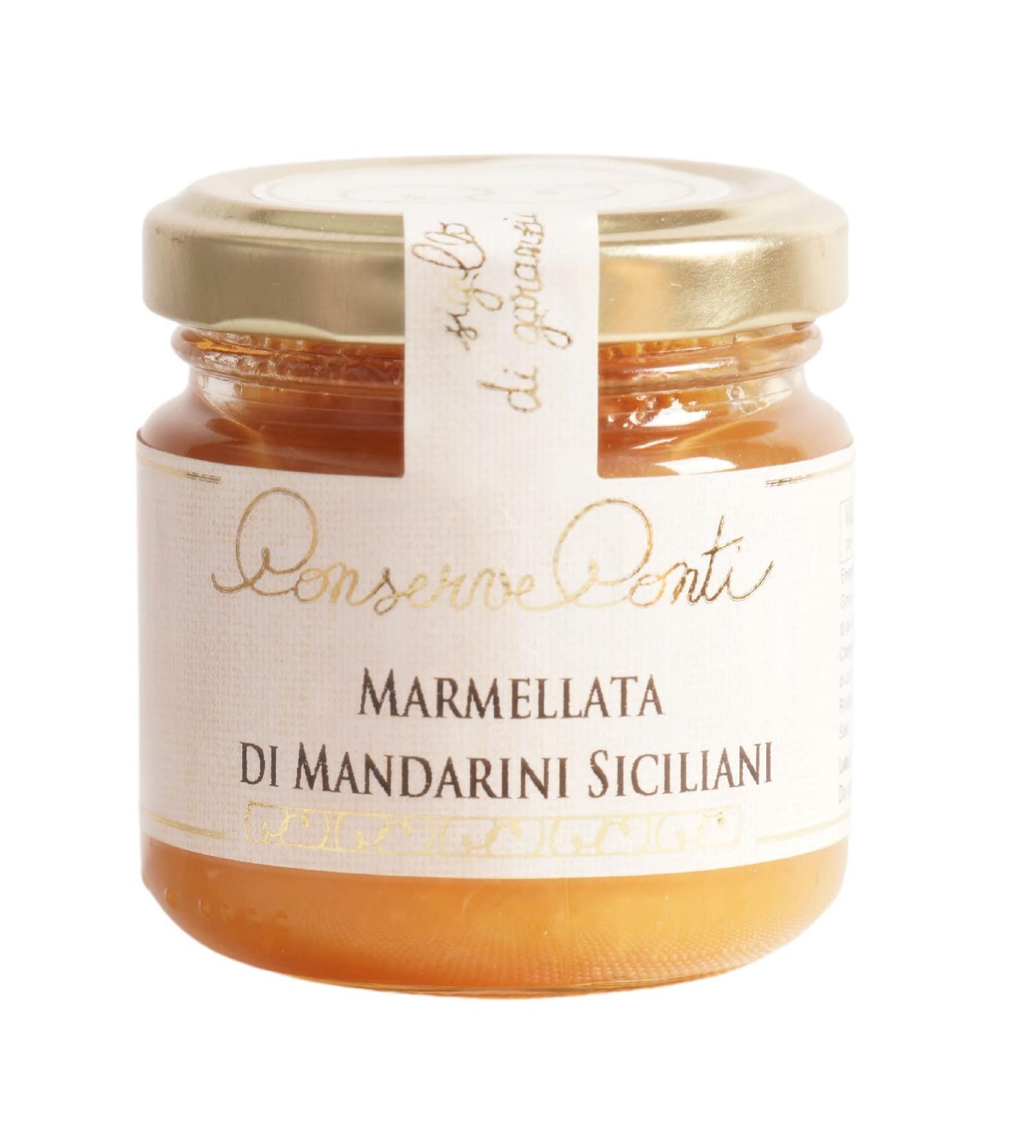 Conserve Conti - Confiture de Mandarini sicilien - 4 pots de ml. 106/360 grammes - production artisanale - Buy Online on GoSupps.com