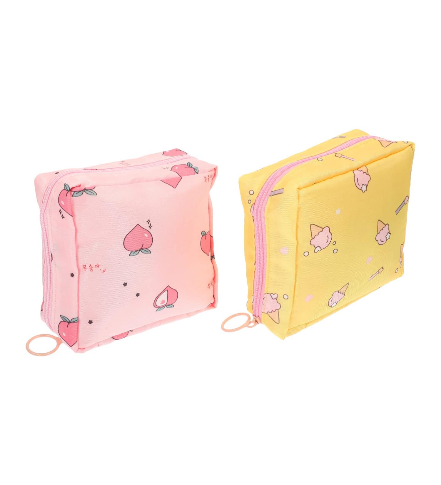 Artibetter Tampon Storage Holder - 2 Pcs Period Pockets for School - Stylish Bags for Teen Girls & Women - Buy Online on GoSupps.com