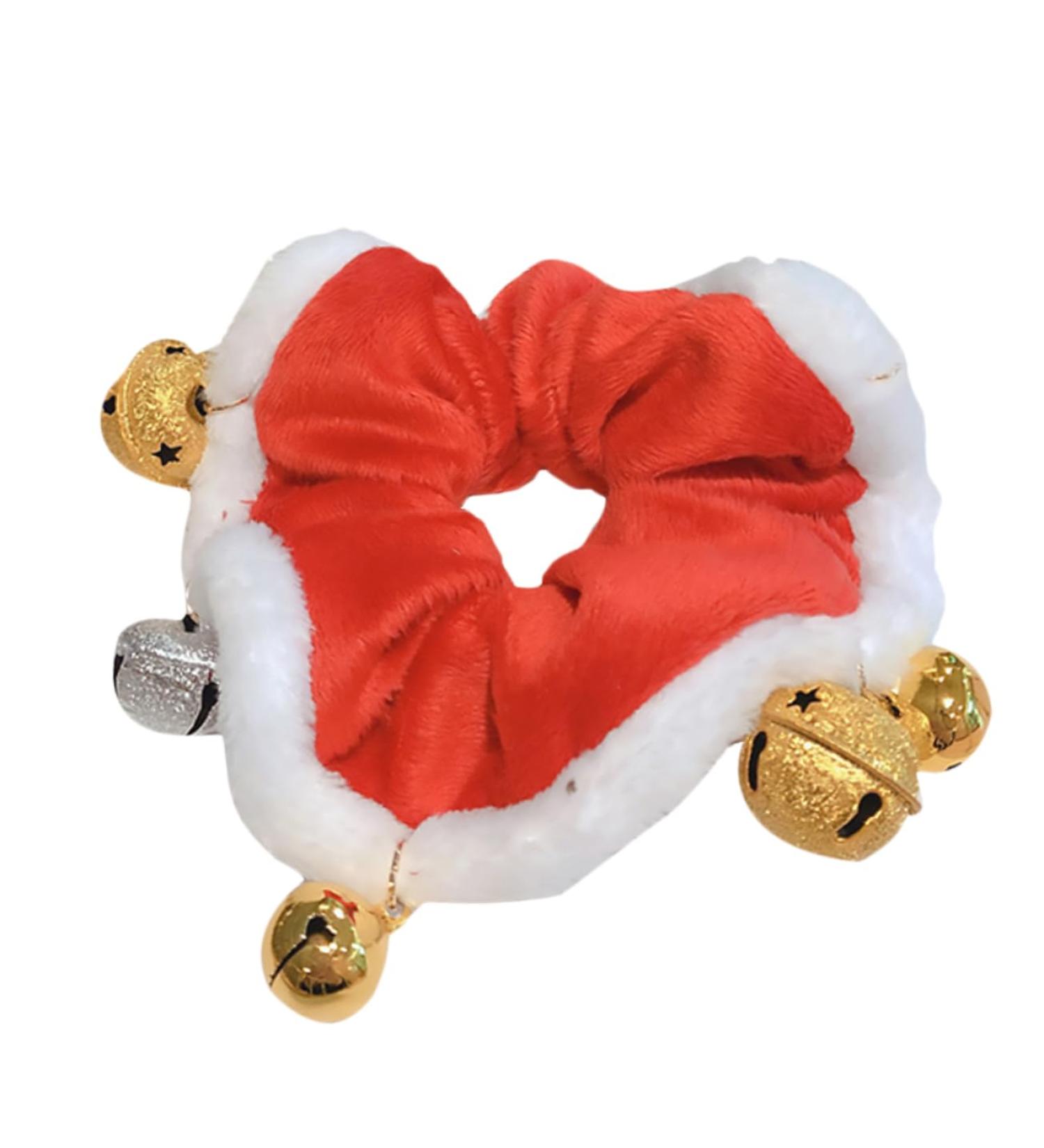 minkissy 1pc Christmas Hair Tie Holiday Scrunchies Holiday Hair Ties Xmas Scrunchies with Bell Xmas Hair Ropes Hair Accessory for Women Hair Accessories Child Printing Decorate Coral Fleece - Buy Online on GoSupps.com
