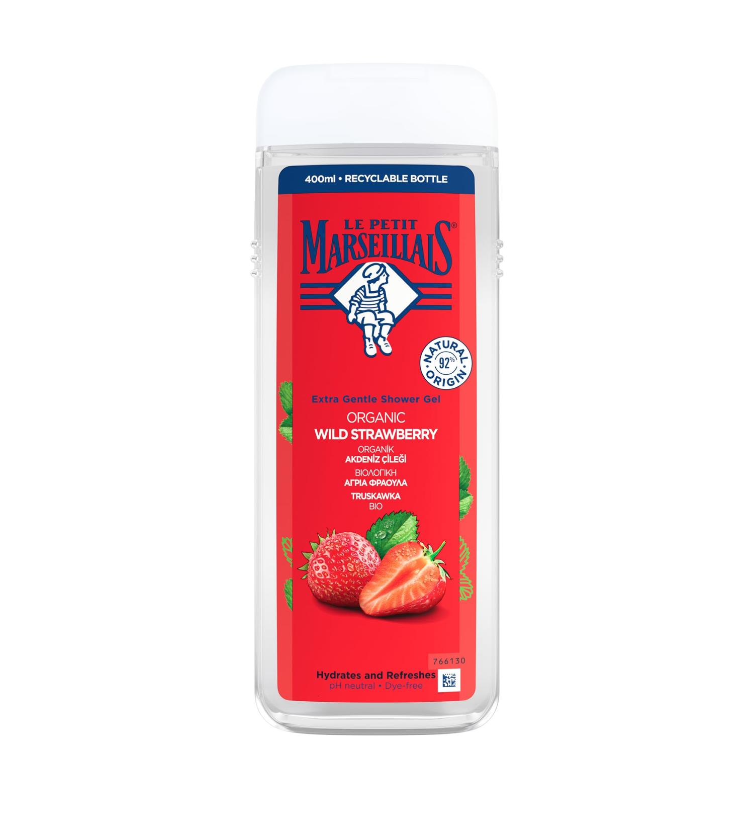 The Little Marseillais Le Petit Marseillais shower gel strawberry 400 ml - Buy Online on GoSupps.com