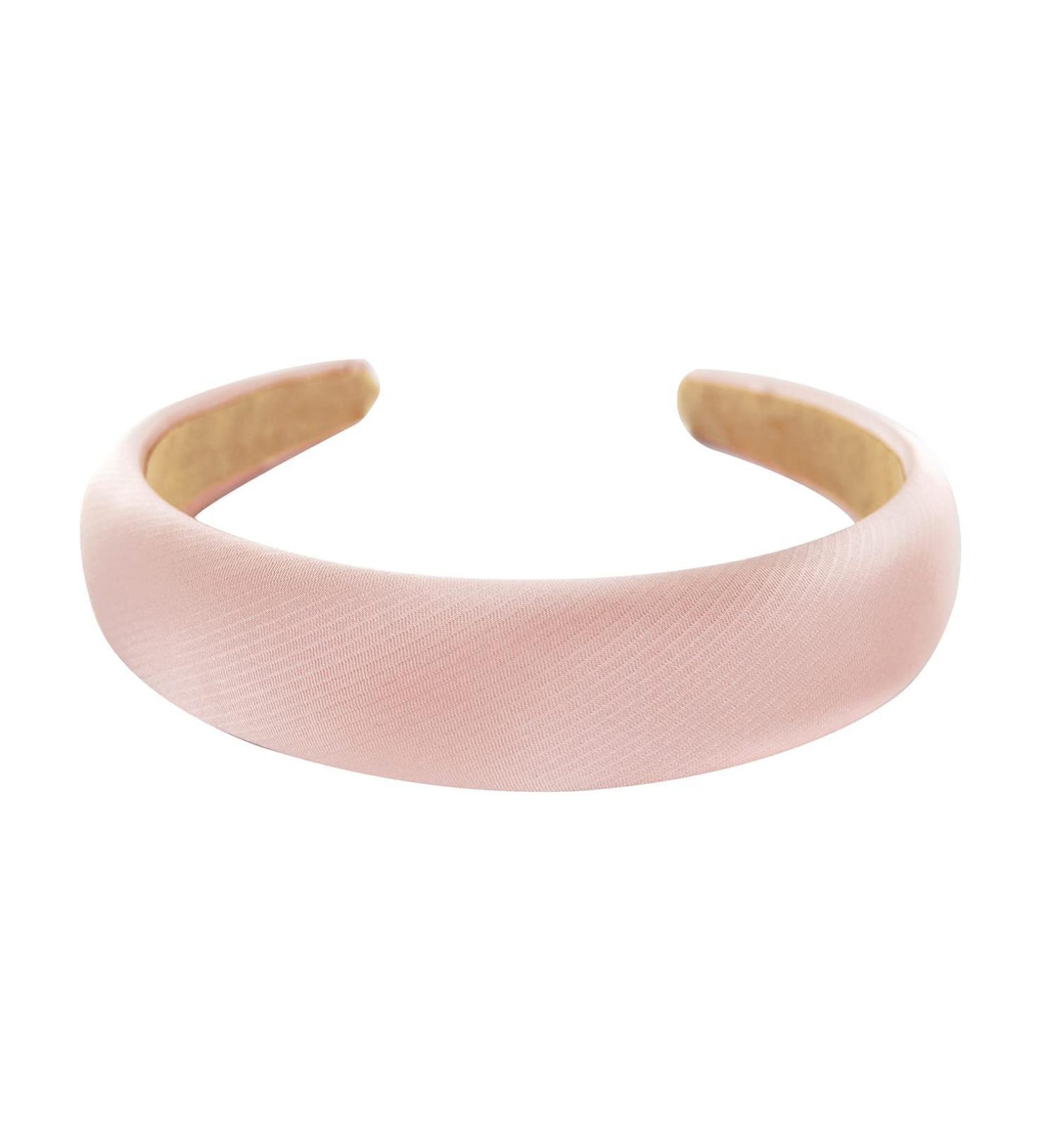 Buy AXY Light Pink Metallic Look Headband | Padded Fabric Hair Accessory for Women - Stylish & Comfortable - Buy Online on GoSupps.com