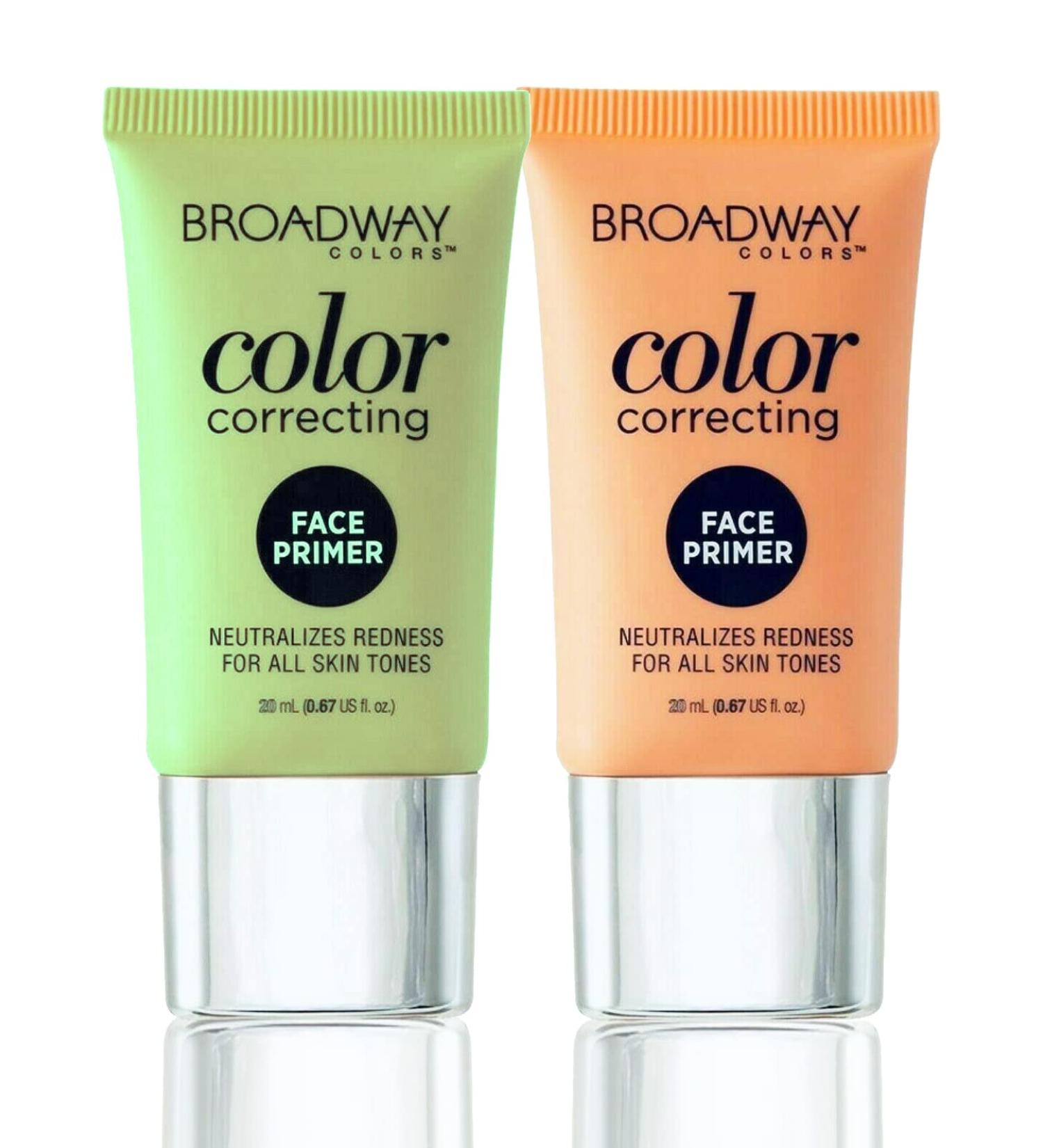 Color Correcting Liquid Primer Peach & Green - Redness Corrector 2 Pack by Broadway Colors - Buy Online on GoSupps.com