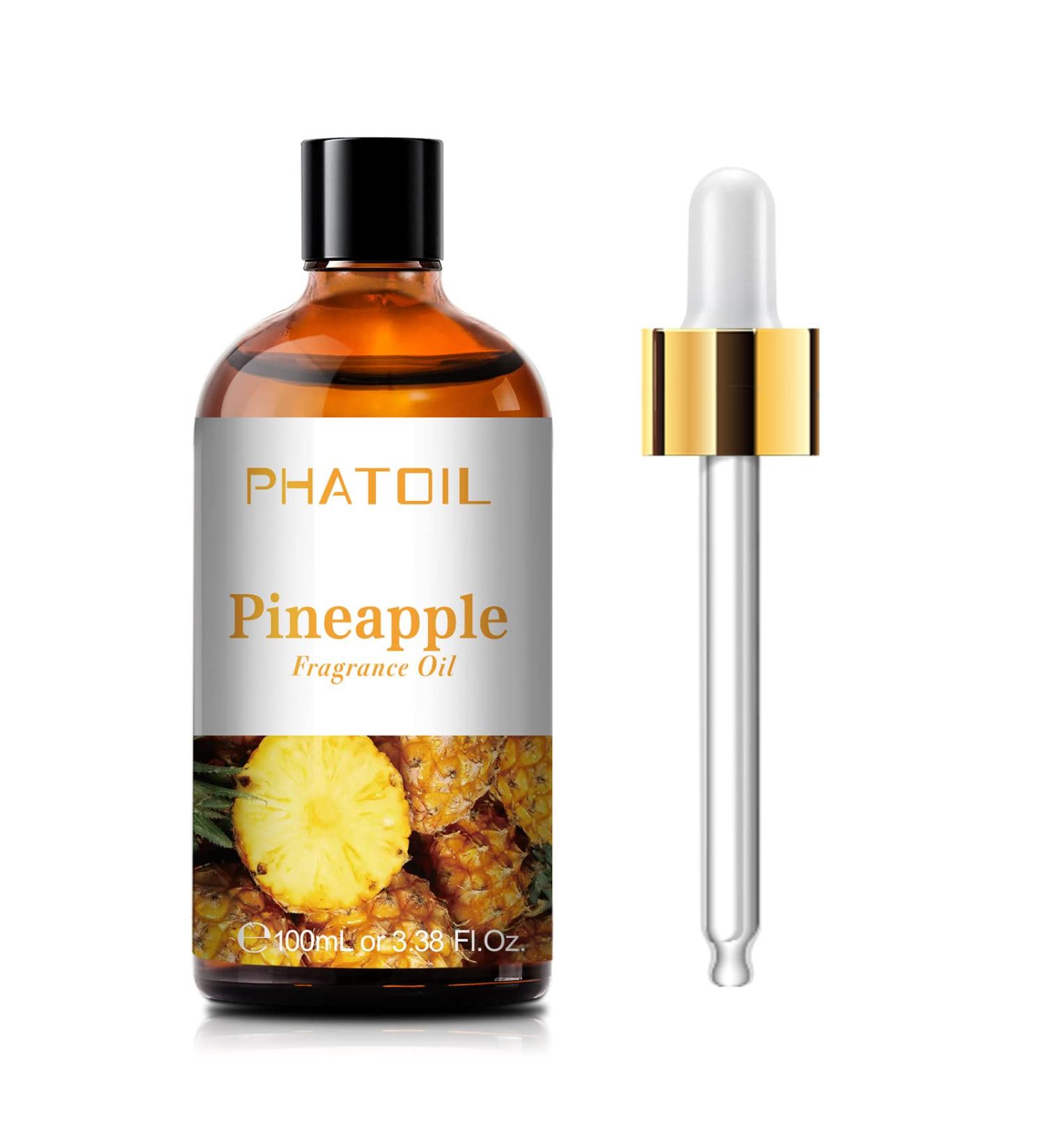 Pineapple Fragrance Oil for Aromatherapy & Diffusers - 100ml Premium Quality Essential Oil for Relaxation, Yoga & Skin Care - Buy Online on GoSupps.com