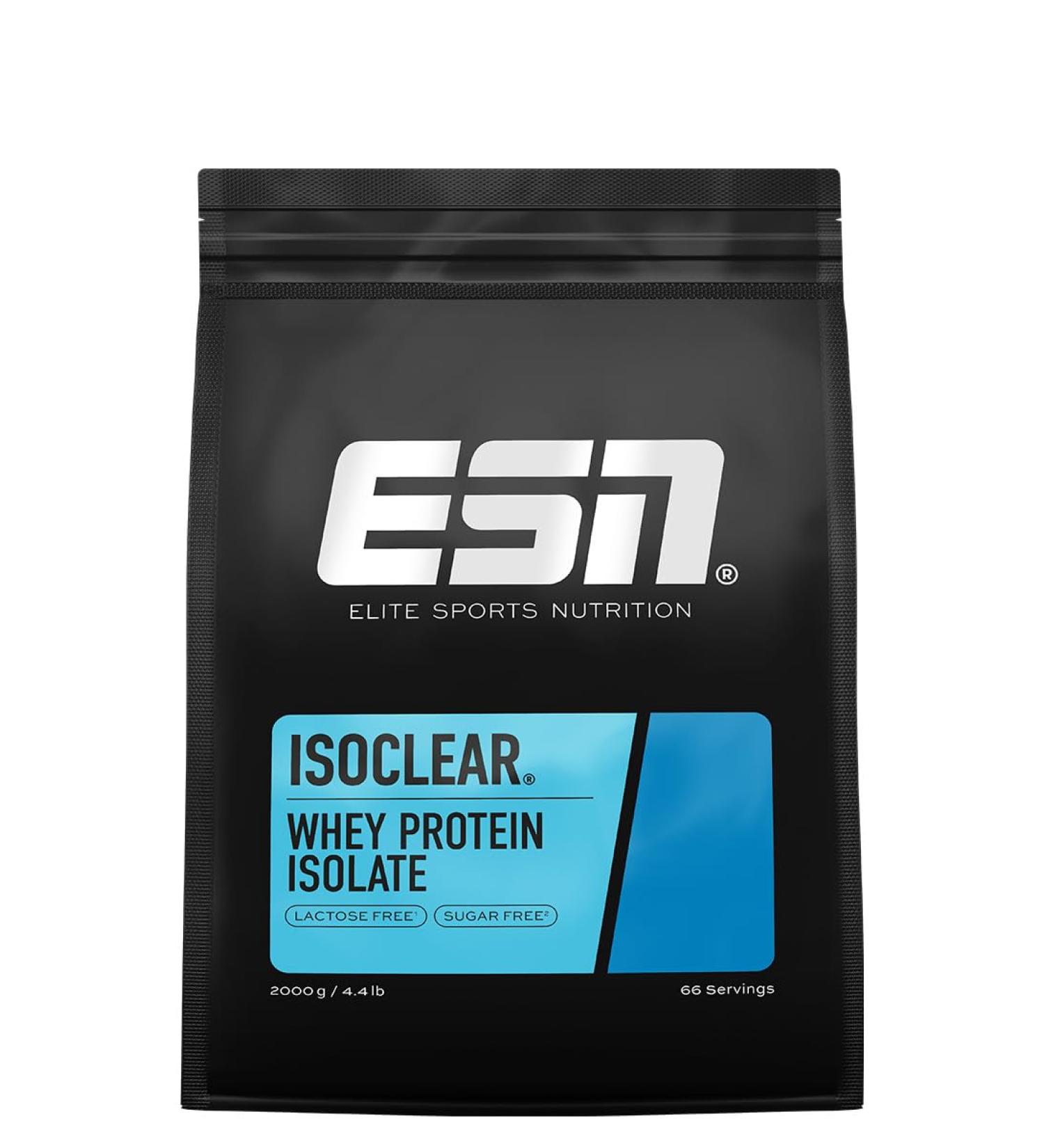ESN isoclear whey isolate protein powder green tea honey 2 kg protein limo with a fruity delicious taste clear whey tested quality - made in germany green tea honey 2 kg (1 Pack)