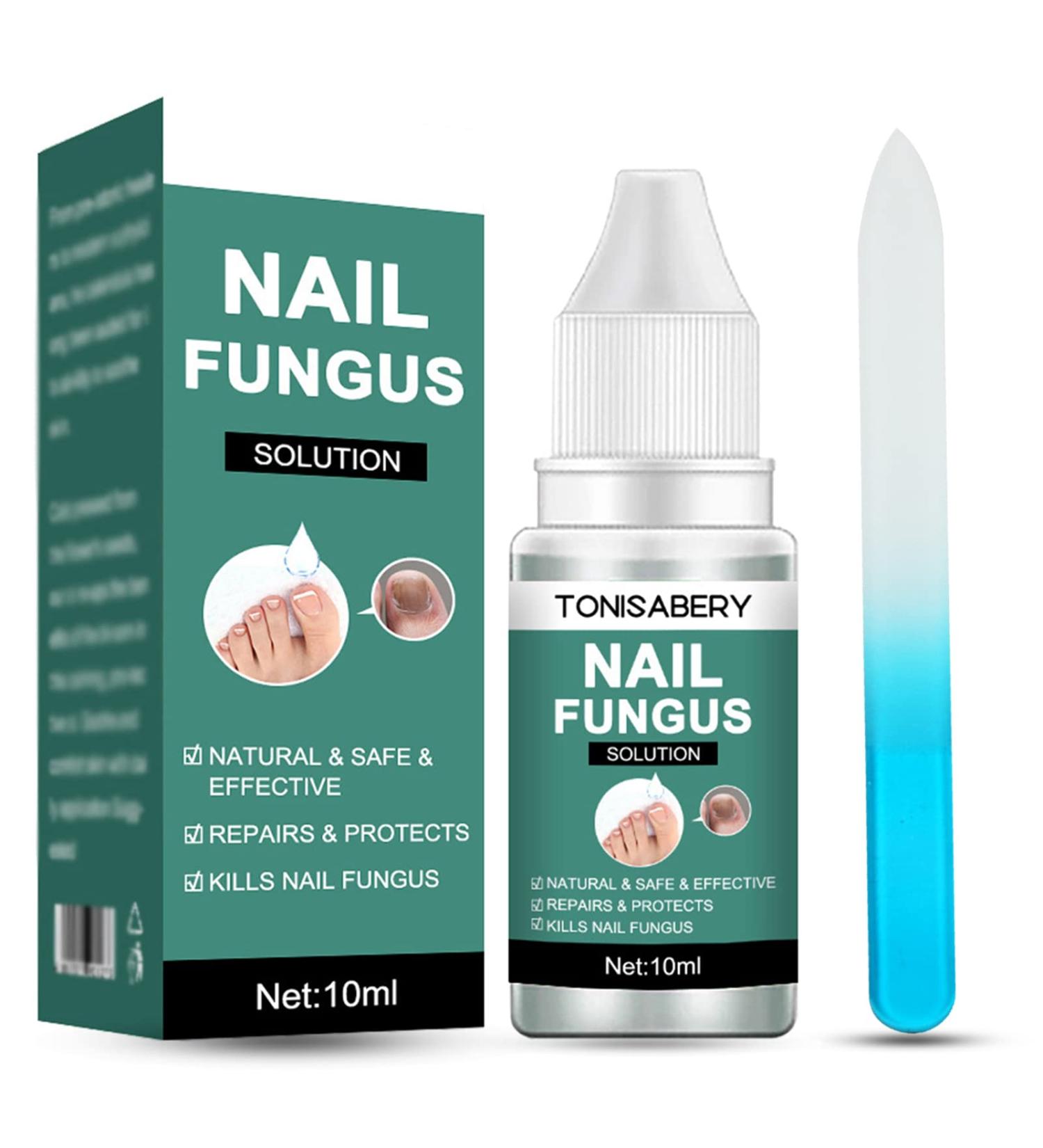 Fungal Nail Treatment + Nail File | Extra Strong Ingrown Toenail Care Oils | Anti Toe Nail Fungus Solution (10ML) - Buy Online on GoSupps.com