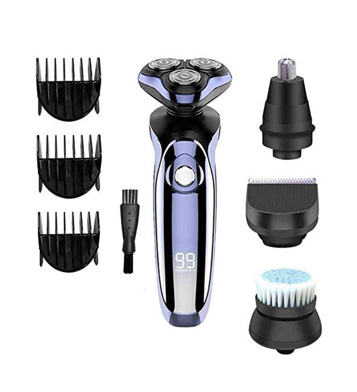 GeRRiT Electric Shavers for Men - Waterproof Cordless Rotary Razor with Beard Trimmer | USB Rechargeable Travel Shaving Solution - Buy Online on GoSupps.com