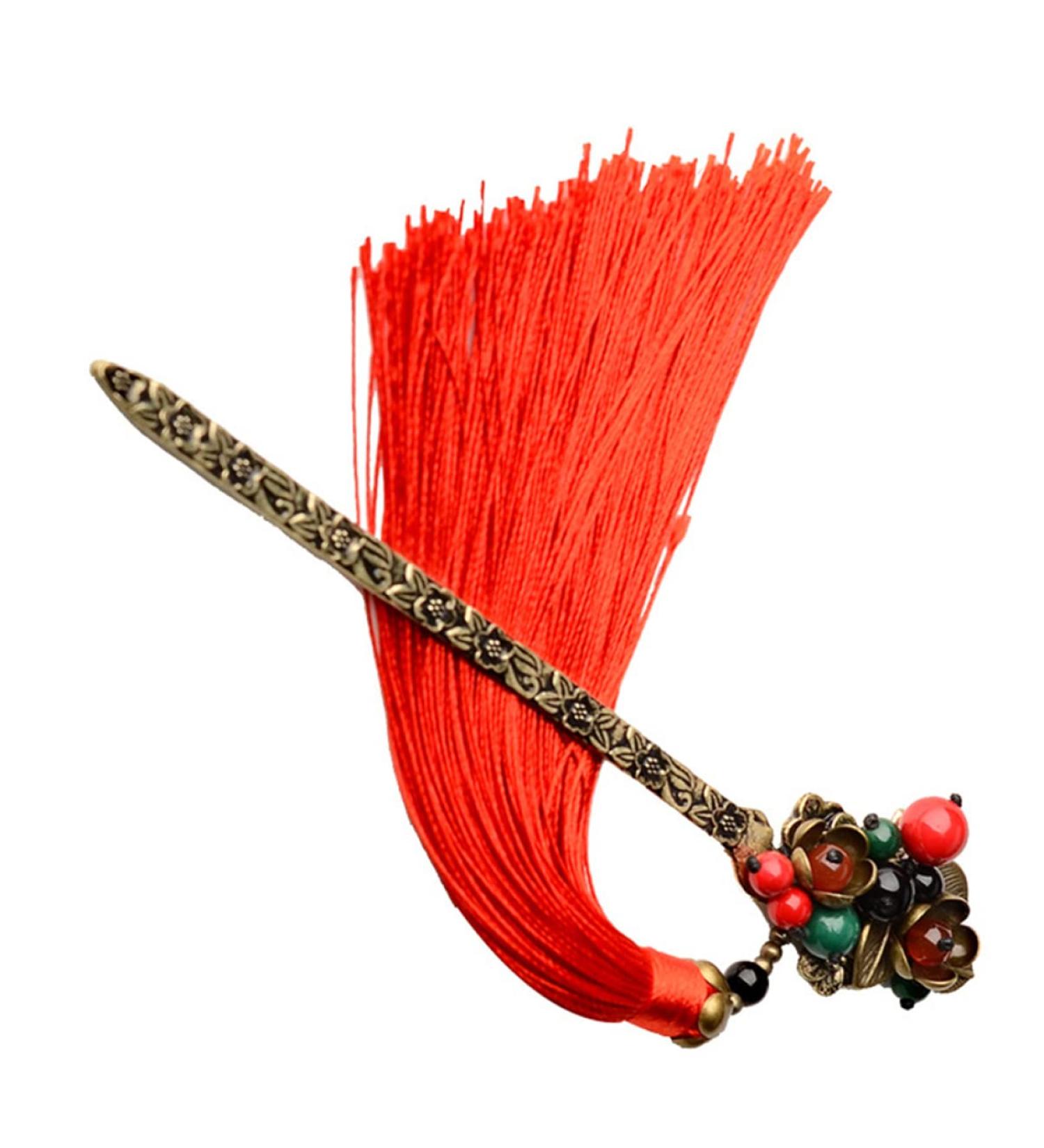FRCOLOR Elegant Alloy Carved Decoration Pins Ancient Classical Sticks Women Flower Antiquity Chopsticks for Tassels Woman Maker Beads Retro Chinese Long Hanfu Fork Floral Stick Curving - Buy Online on GoSupps.com