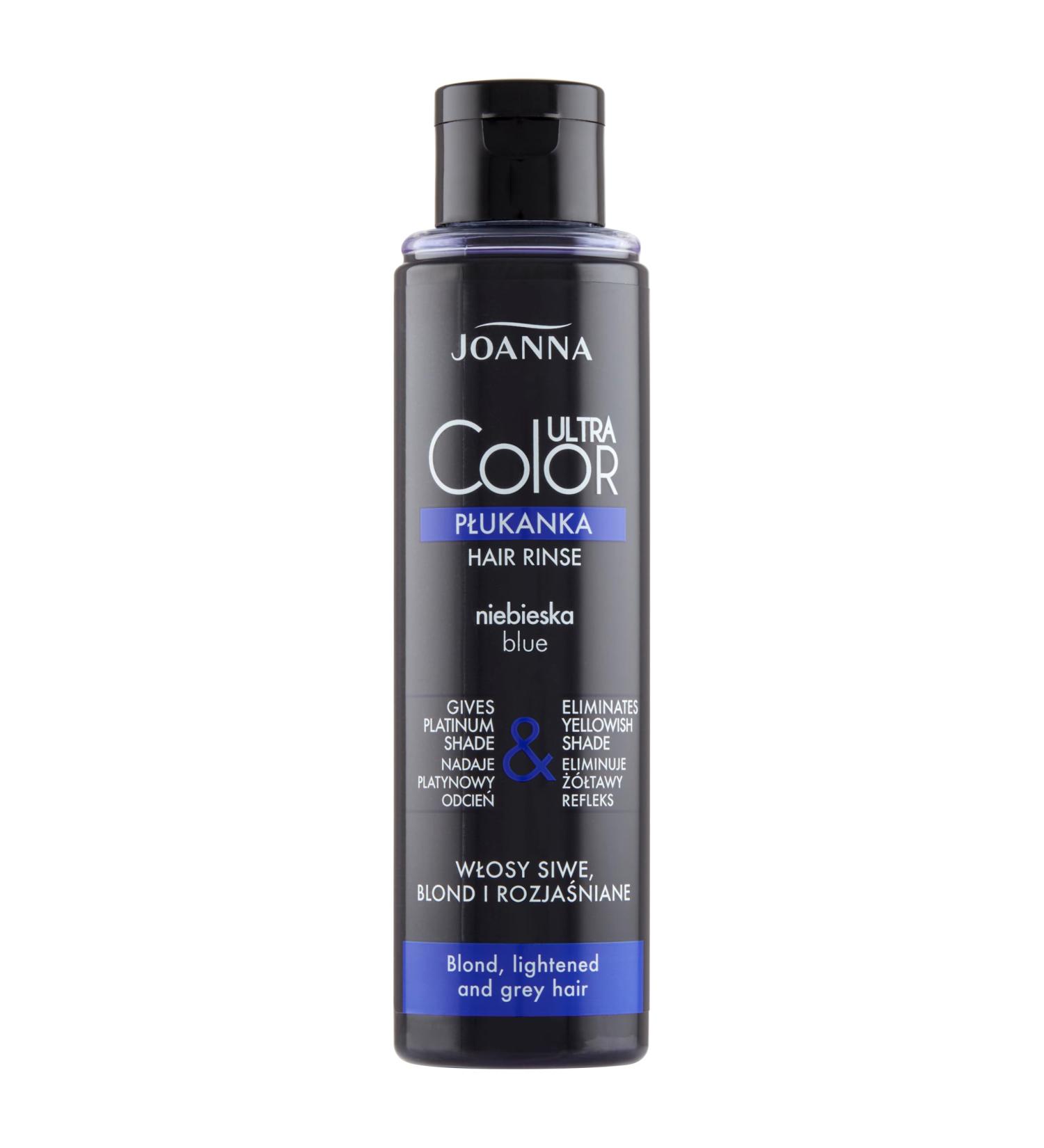 Joanna Ultra Color Platinum Gray Conditioner - Blonde & Light Hair Color Care - Eliminates Yellow Tones - 150 ml - Buy Online on GoSupps.com