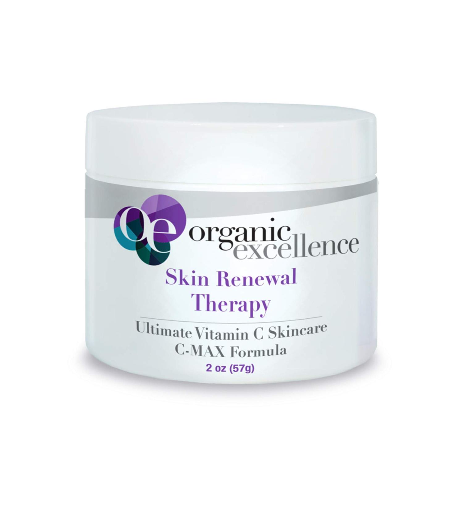 Organic Excellence Skin Renewal Therapy with Vitamin C | Face & Neck Moisturizing Cream - Buy Online on GoSupps.com