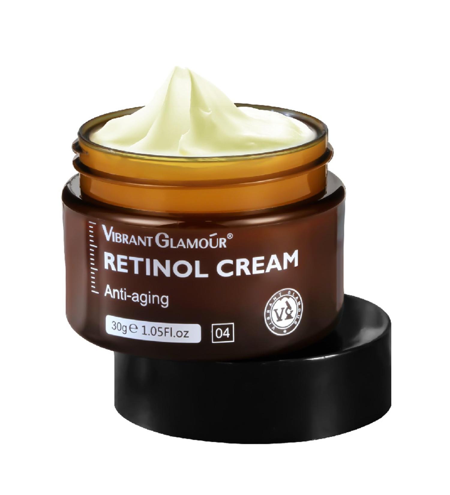 Retinol Cream - Face Cream Anti-Aging Wrinkle Night/Day Cream With 2.5% Retinol - Eye Face Moisturiser to Help Skin Regenerating Reduce Wrinkles Fine Lines Dry Skin Age Spots 30ml Retinol Face Cream - Buy Online on GoSupps.com