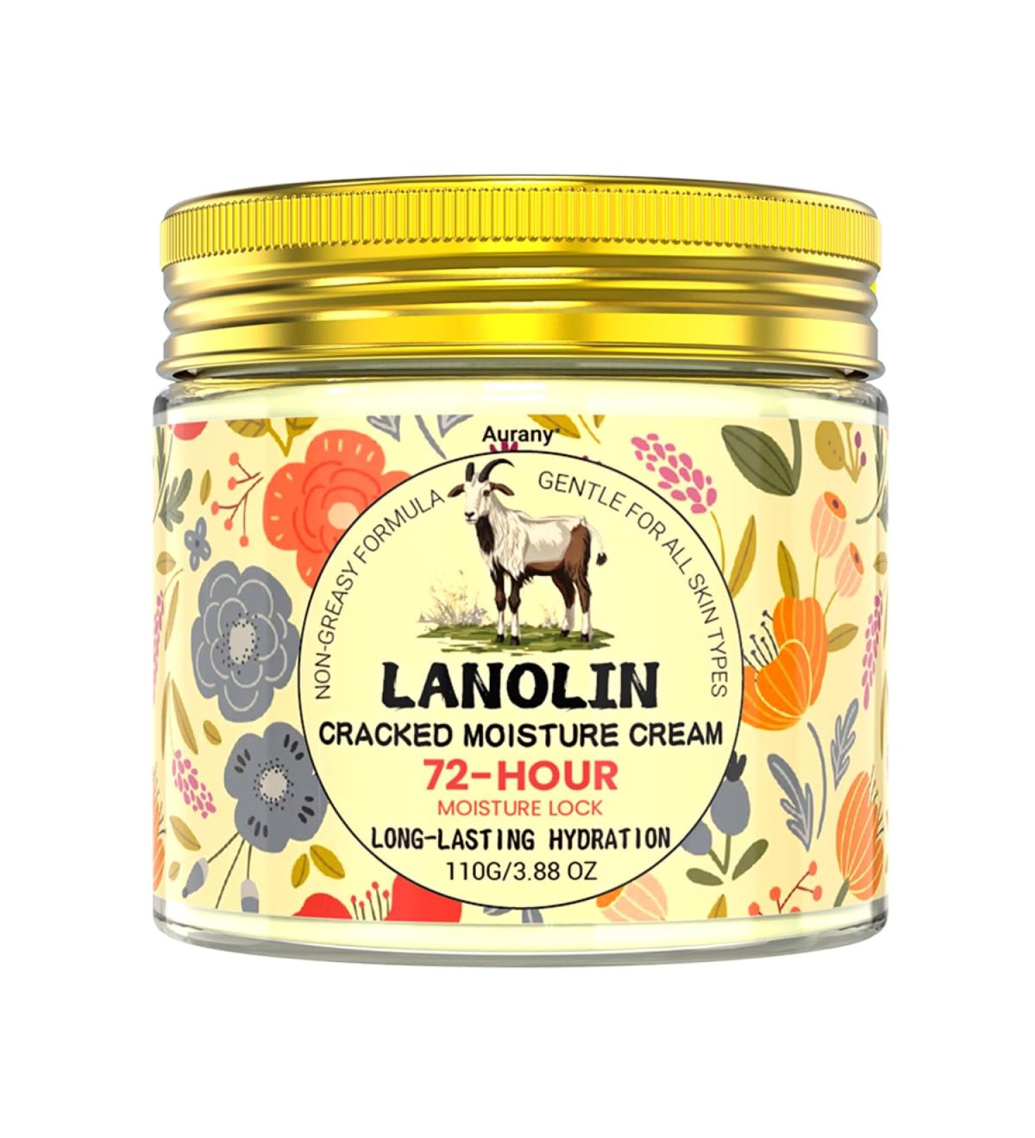 Lanolin Cream Natural Lanolin Cream for Itchy Dry Skin Organic Lanolin Oil Anti-Cracking Moisturizing & Soothing Balm for Skin Face and Neck & D collet Body Firming Skin Care Wind and Harsh - Buy Online on GoSupps.com