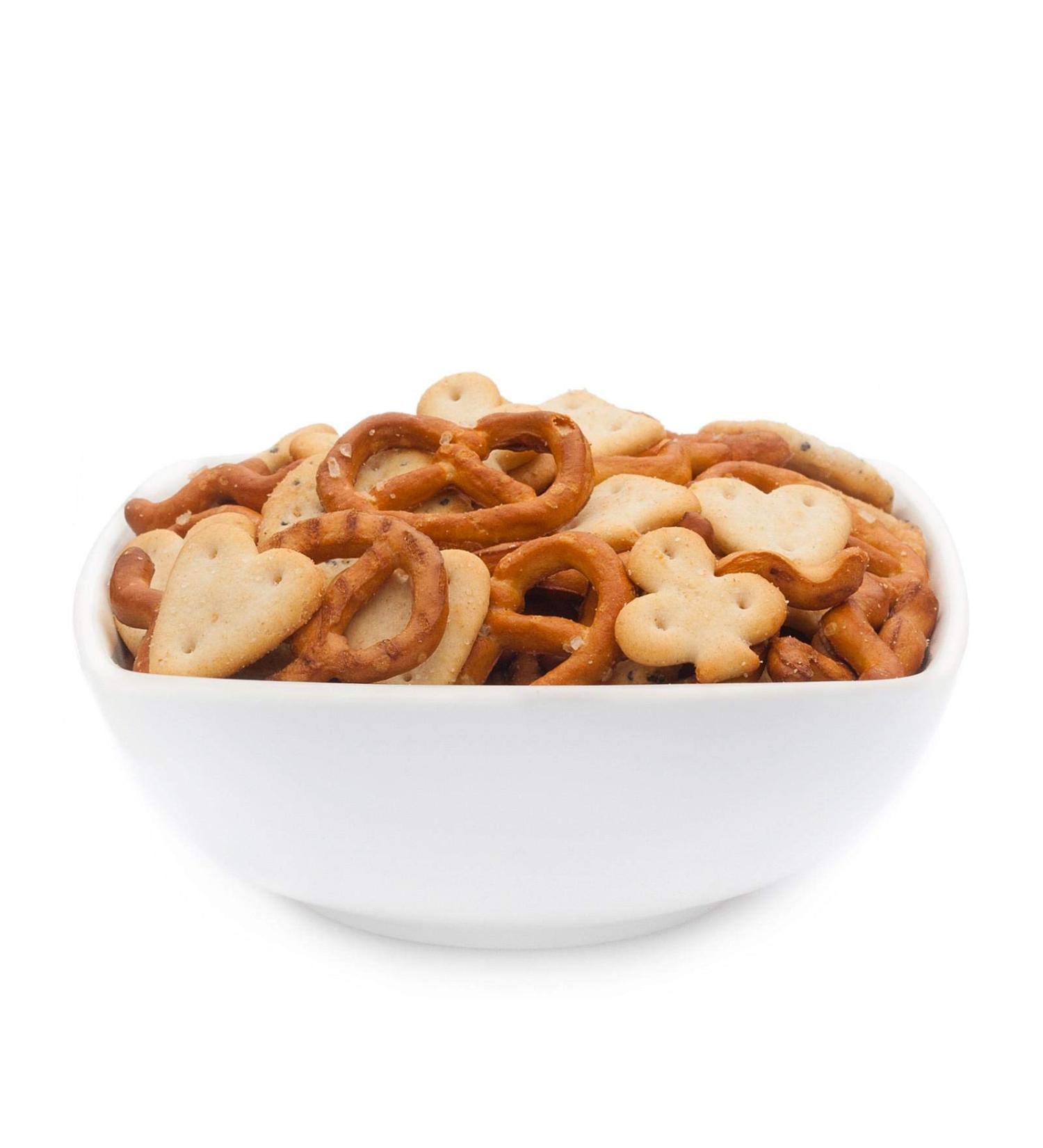 3 x 1kg Cocktail Mix Salty Biscuits Pretzels & Crispy Snacks | Vegetarian Lightly Salted & Low Fat - International Shipping Available - Buy Online on GoSupps.com