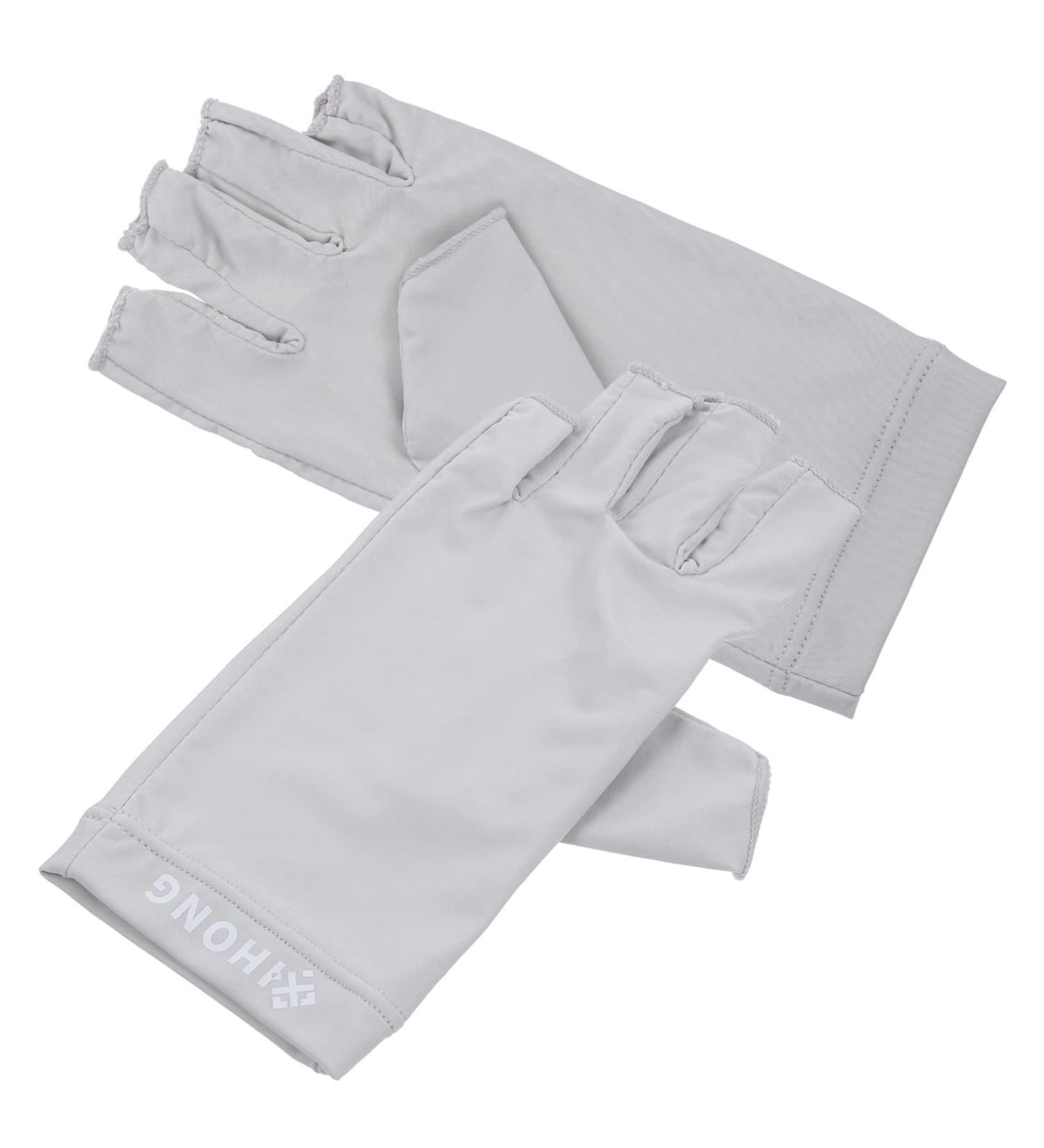 Healeved 1 Pair Uv Gloves Fingerless Gloves for Women Uv Protection Touchscreen Gloves Professional Protection Fingerless Gloves Nail Gloves Women's Lamp Anti-uv Fabric 19.5x8cm - Buy Online on GoSupps.com