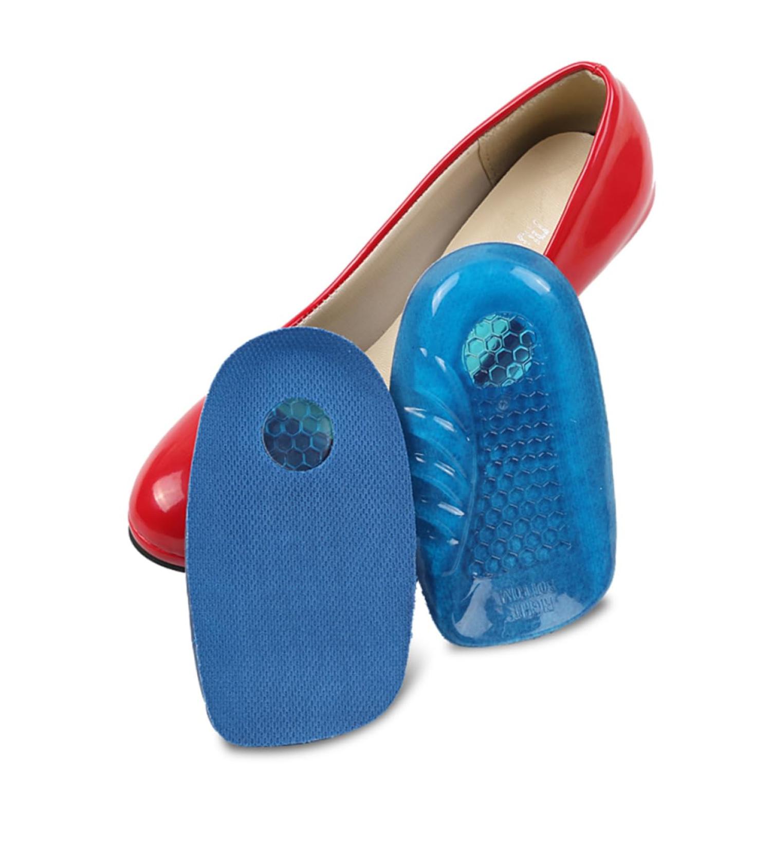 FRCOLOR Silicone Gel Heel Cups & Reflexology Mat - Ultimate Comfort Inserts for High Heels & Foot Massage - Buy Online on GoSupps.com