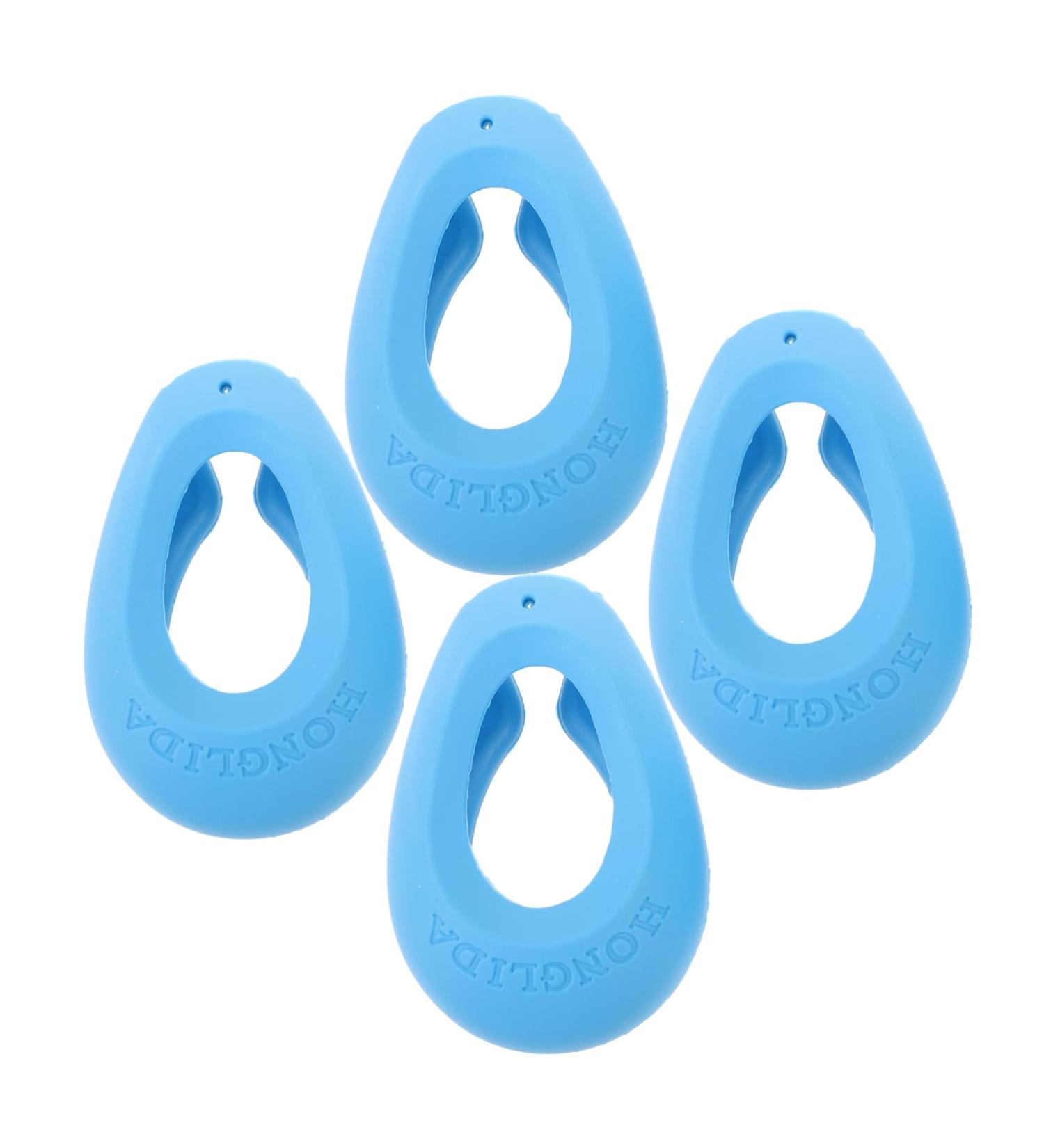 COOLHIYA 2 Pairs Hair dye Ear caps Heat Protection Hair Dyeing Supplies Ear caps for Hair dye Hair dye Ear Cover Hair Coloring Ear Cover Ear Muffs Silica Gel tab Accessories Men and Women Blue 7.5x5cm - Buy Online on GoSupps.com
