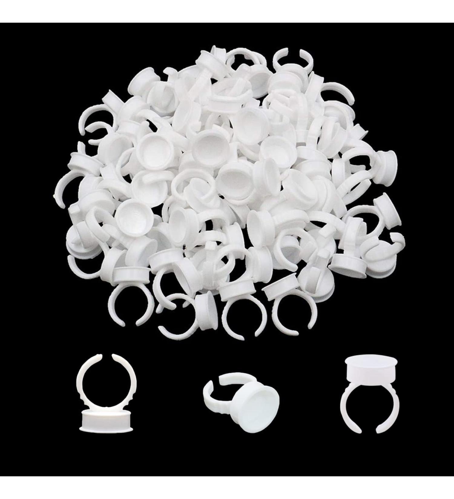 400pcs Disposable Pigment Rings for Nail Art & Eyelash Extension - Large Size - Buy Online on GoSupps.com