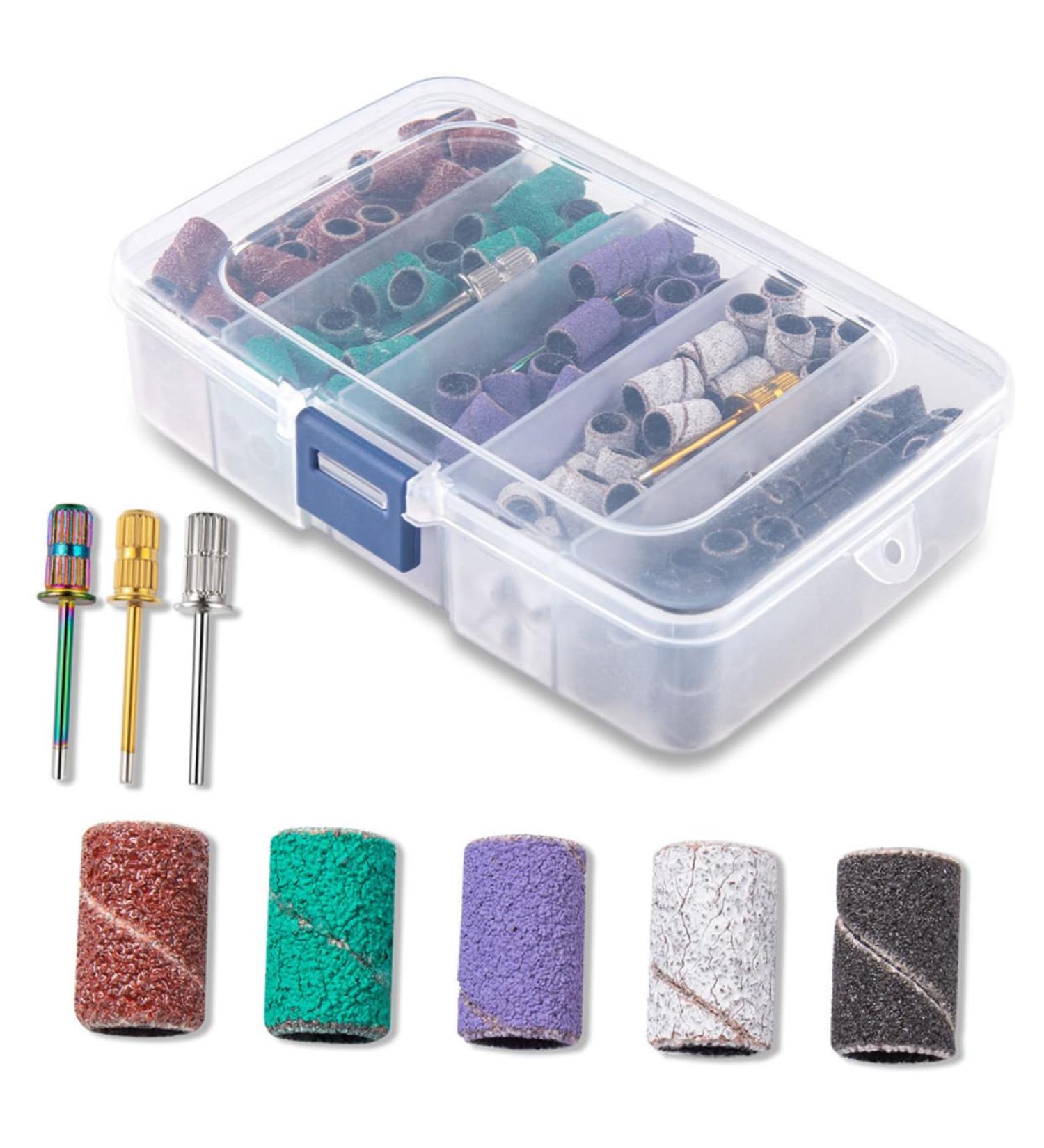HONMEET 1 Set Nail Polish Set Para U as Refill Nail Files Nail Bits for Nail Drill Fine Grit Sanding Bands for Nail Drill Nail Tool Drill Sanding Bands Nail Art Tool Manicure Tools Alloy - Buy Online on GoSupps.com