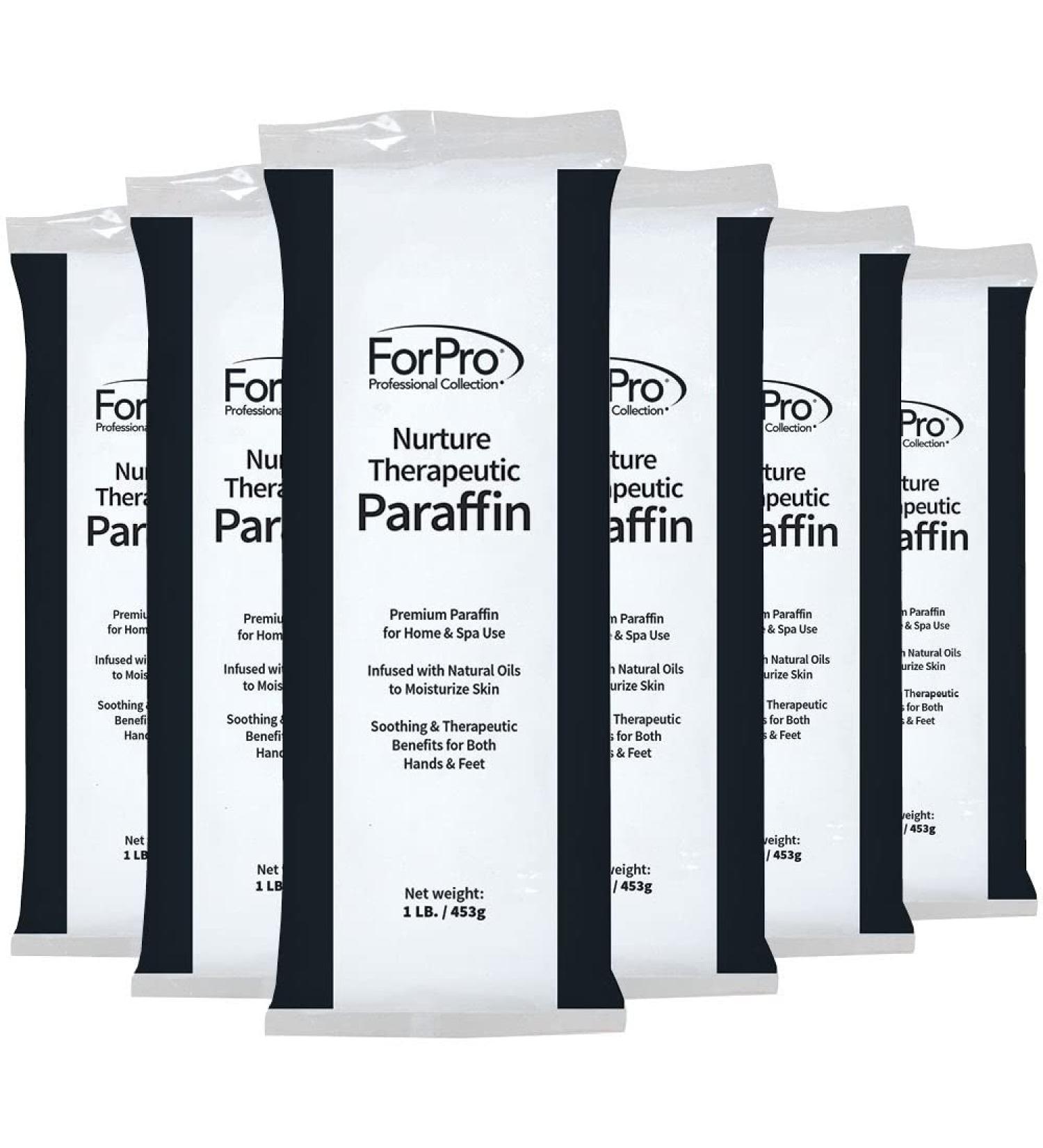 ForPro Nurture Paraffin Wax Refill 6 lbs - Fragrance Free, Non-Greasy, Moisturizing for Soft & Healthy Skin - Unscented Paraffin Blocks - Buy Online on GoSupps.com