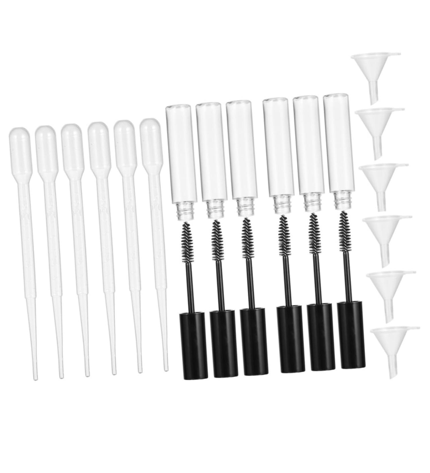 Healeved 2 Sets Mascara Tube Travel Bottles Mascara Storage Bottle Eyelash Wand Clear Plastic - Buy Online on GoSupps.com