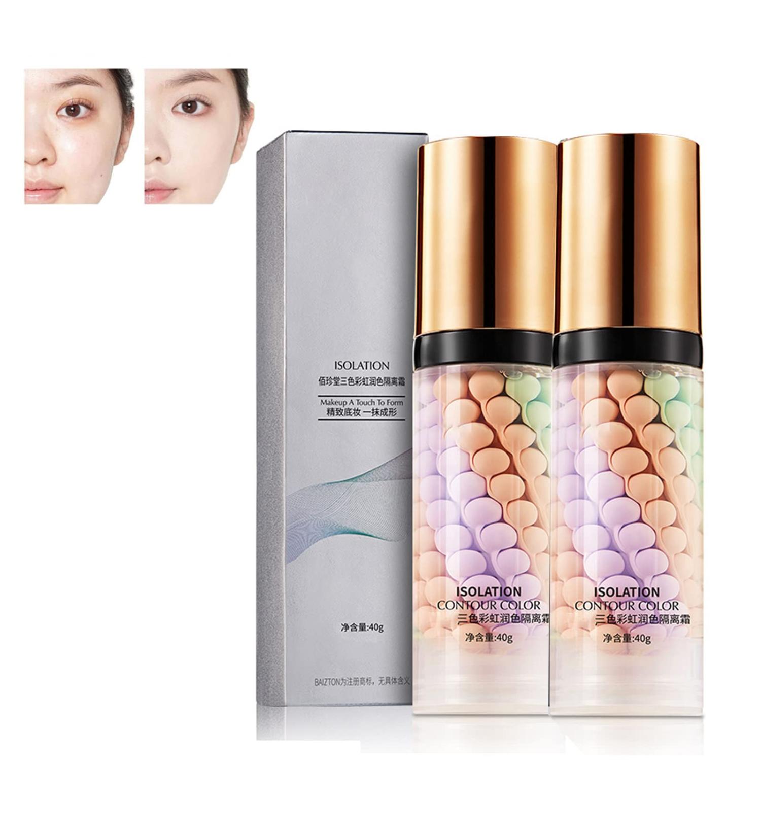Yo Jesifafa 2023 Pore Primer Skin Perfecting Base Primer + Tricolor Correcting Serums (2pcs) - Buy Online on GoSupps.com