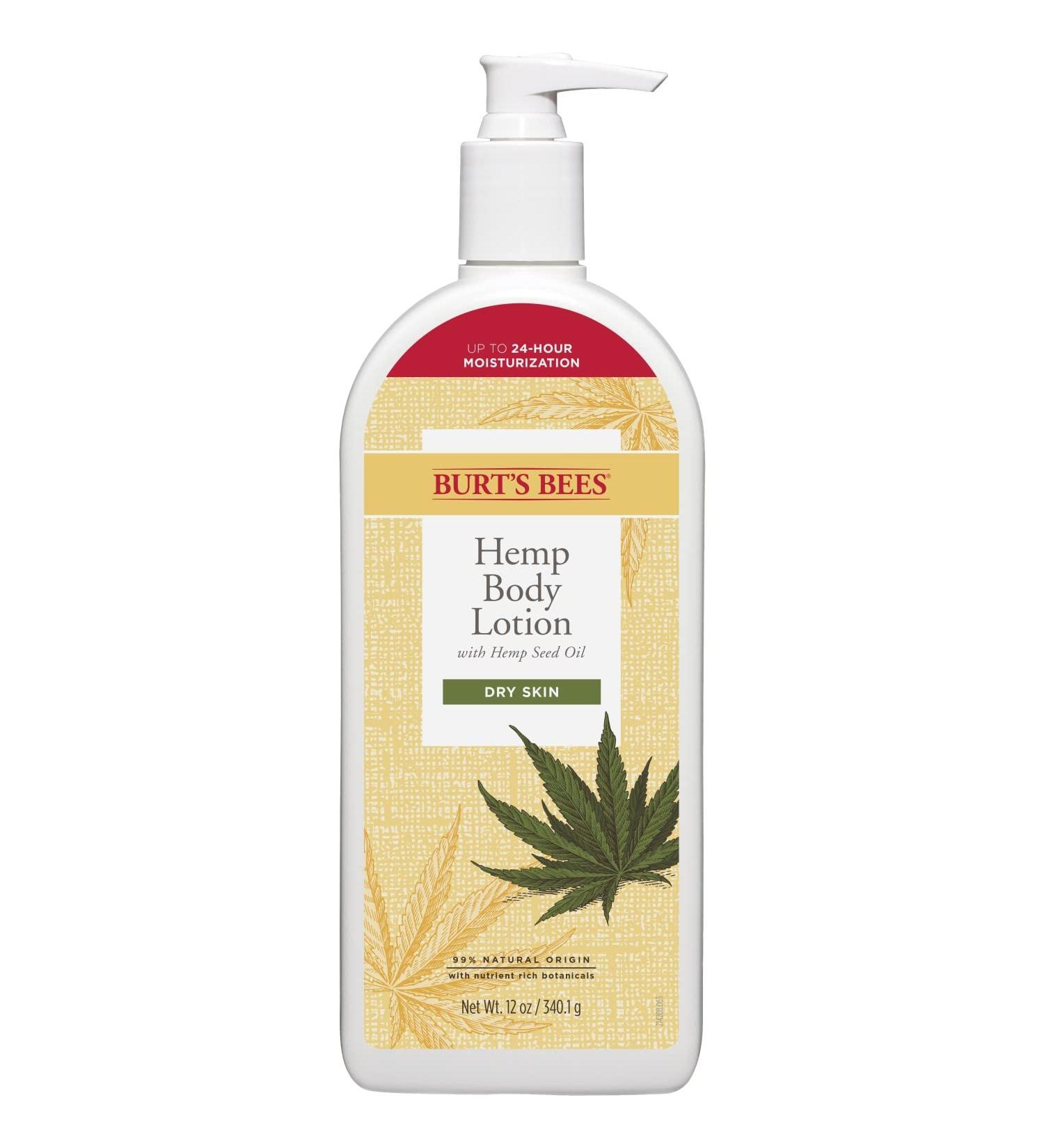 Burt's Bees Hemp Seed Oil Body Lotion 12 Oz - Pack of 3 | Moisturizing Treatment for Dry Skin - Buy Online on GoSupps.com