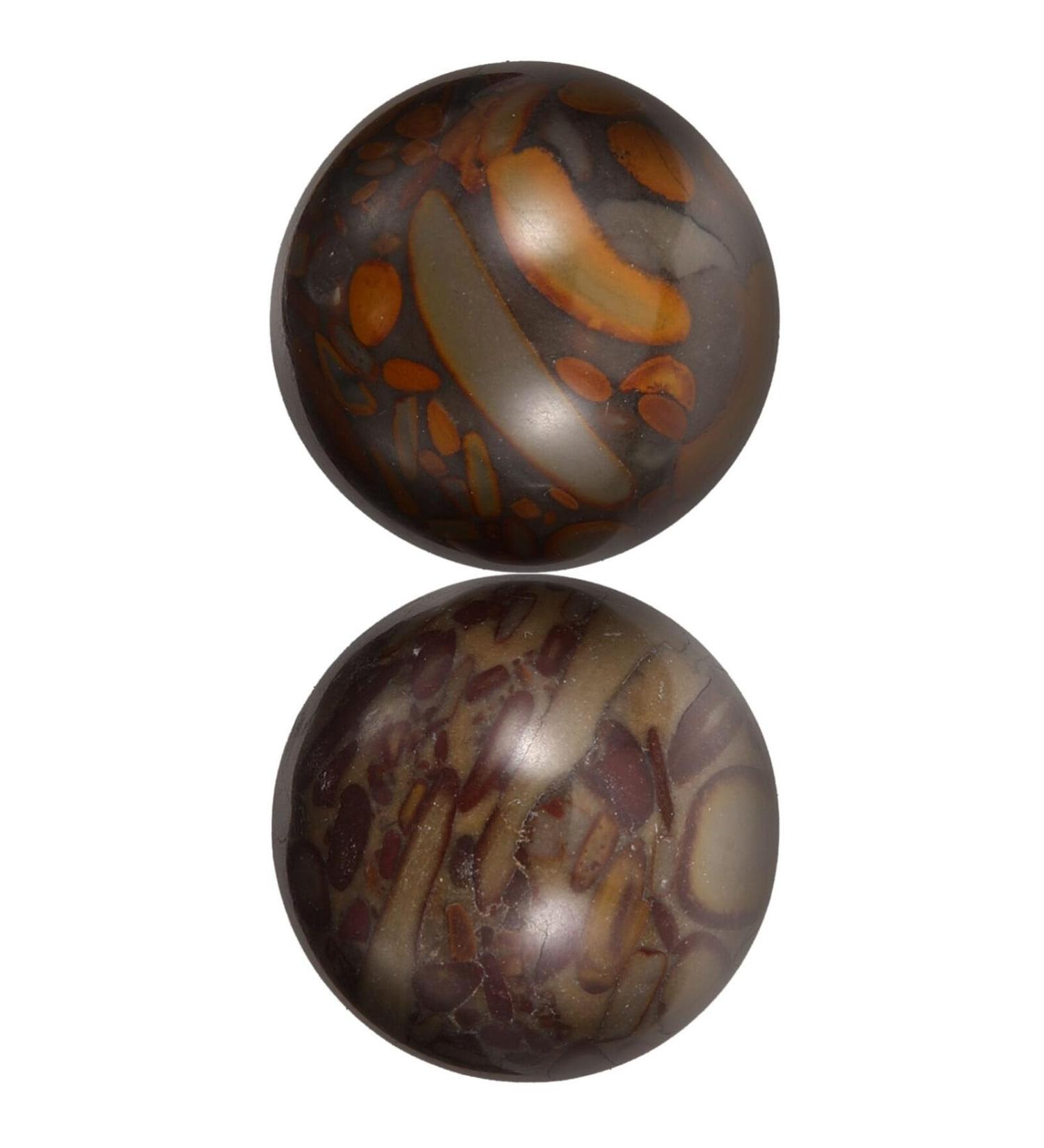 GLEAVI 2 PC Massager Gymnastic Balls - Hand Roll Massage Balls for Elderly | Perfect for Pain Relief & Relaxation - Buy Online on GoSupps.com