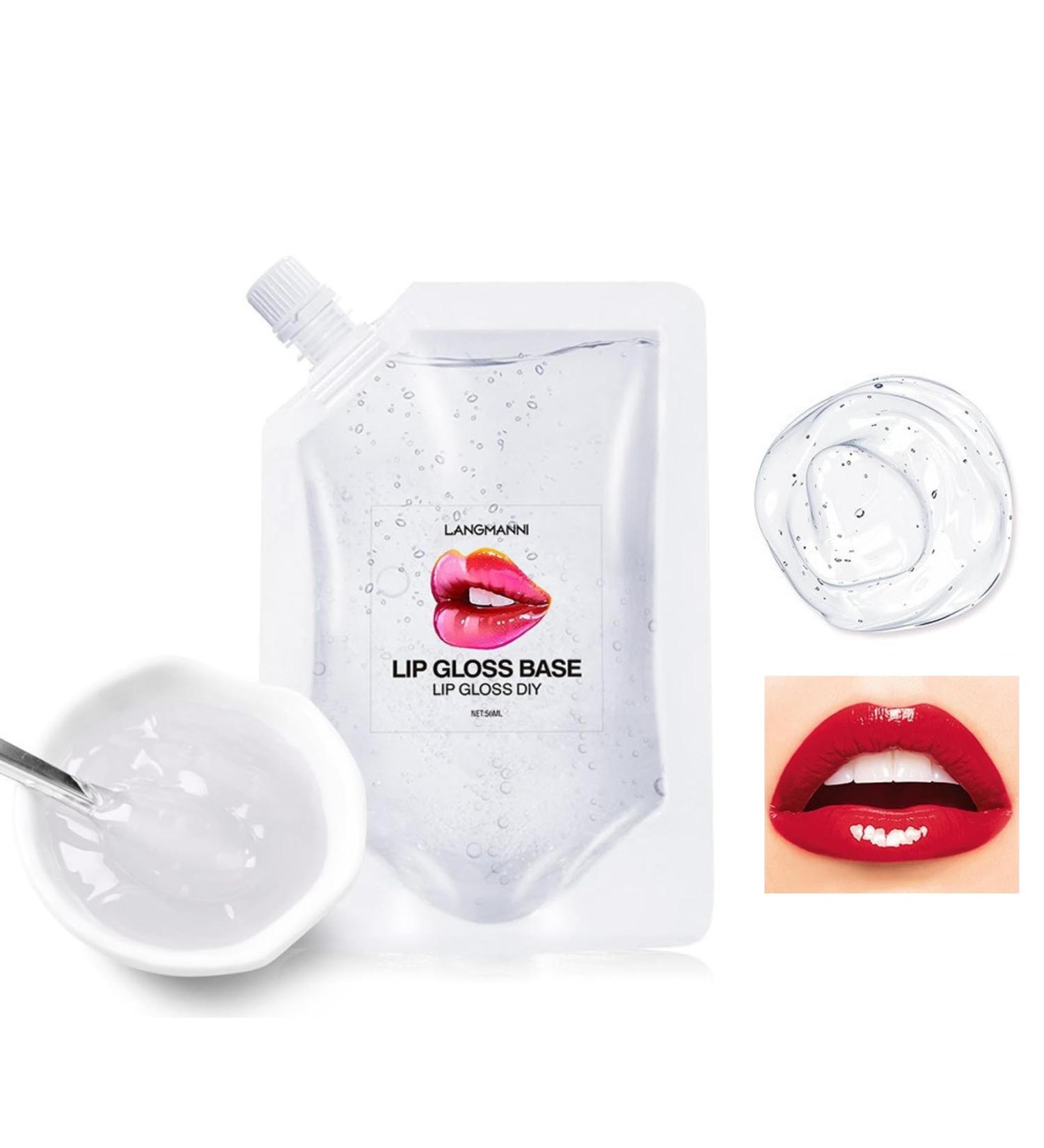 Transparent Gloss 50ml Moisturizing Lip Gloss Basis Lip Makeup Primer Lip Gloss Base Diy Lip Glow Lip Gloss-Material DIY Handmade Lip Gloss - Buy Online on GoSupps.com