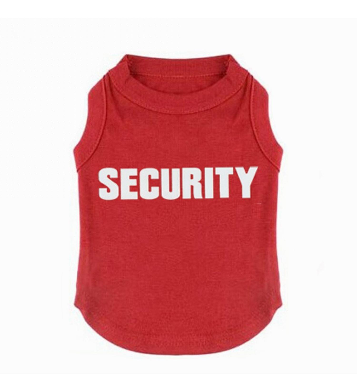 Shop XS Red Dog Shirt - Summer T-Shirt & Tank Top for Small & Medium Dogs | Cute Puppy Clothing & Security Sweatshirt - Buy Online on GoSupps.com