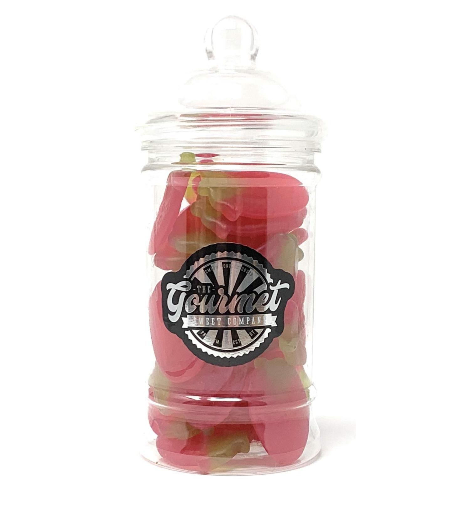 Giant Strawberries Victorian Gift Jar by The Gourmet Sweet Company