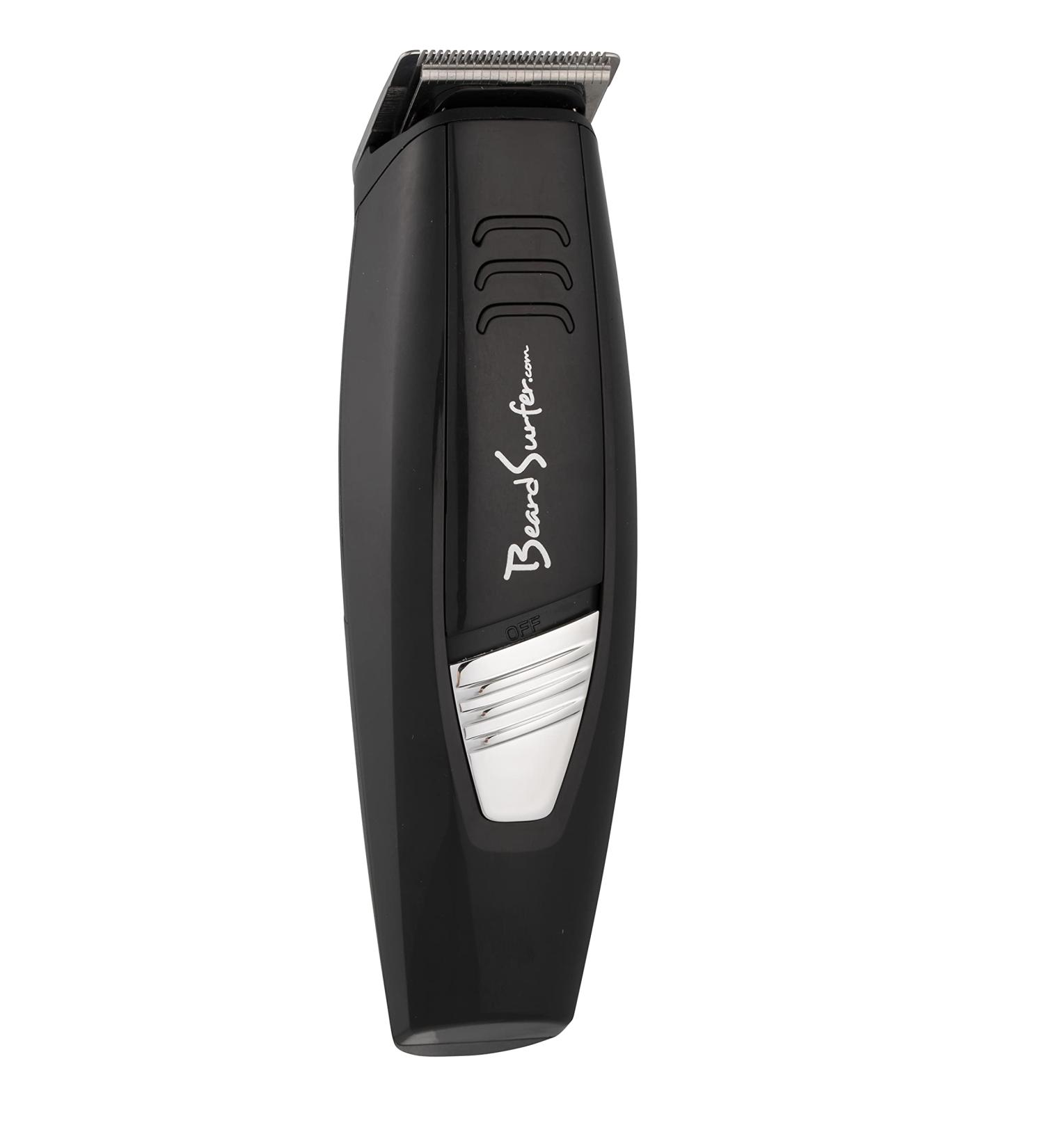 Compact Mini Facial Hair Trimmer for Men - Travel Beard & Mustache Grooming Kit | Battery Operated Black Matte Shaver - Buy Online on GoSupps.com