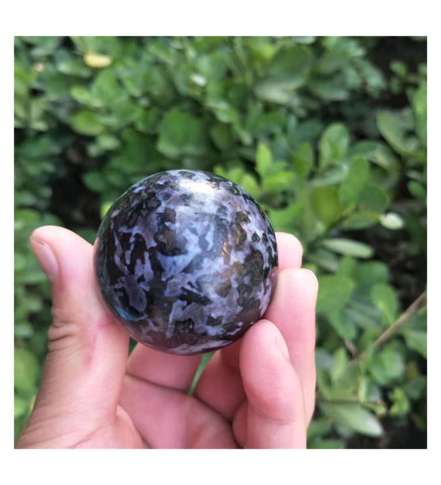 Ornament Polished Natural Gabbro Quartz Ball Crystal Sphere Stone for Decoration Gift Decoration feng Shui. (Color : 1pc 50-60mm) - Buy Online on GoSupps.com