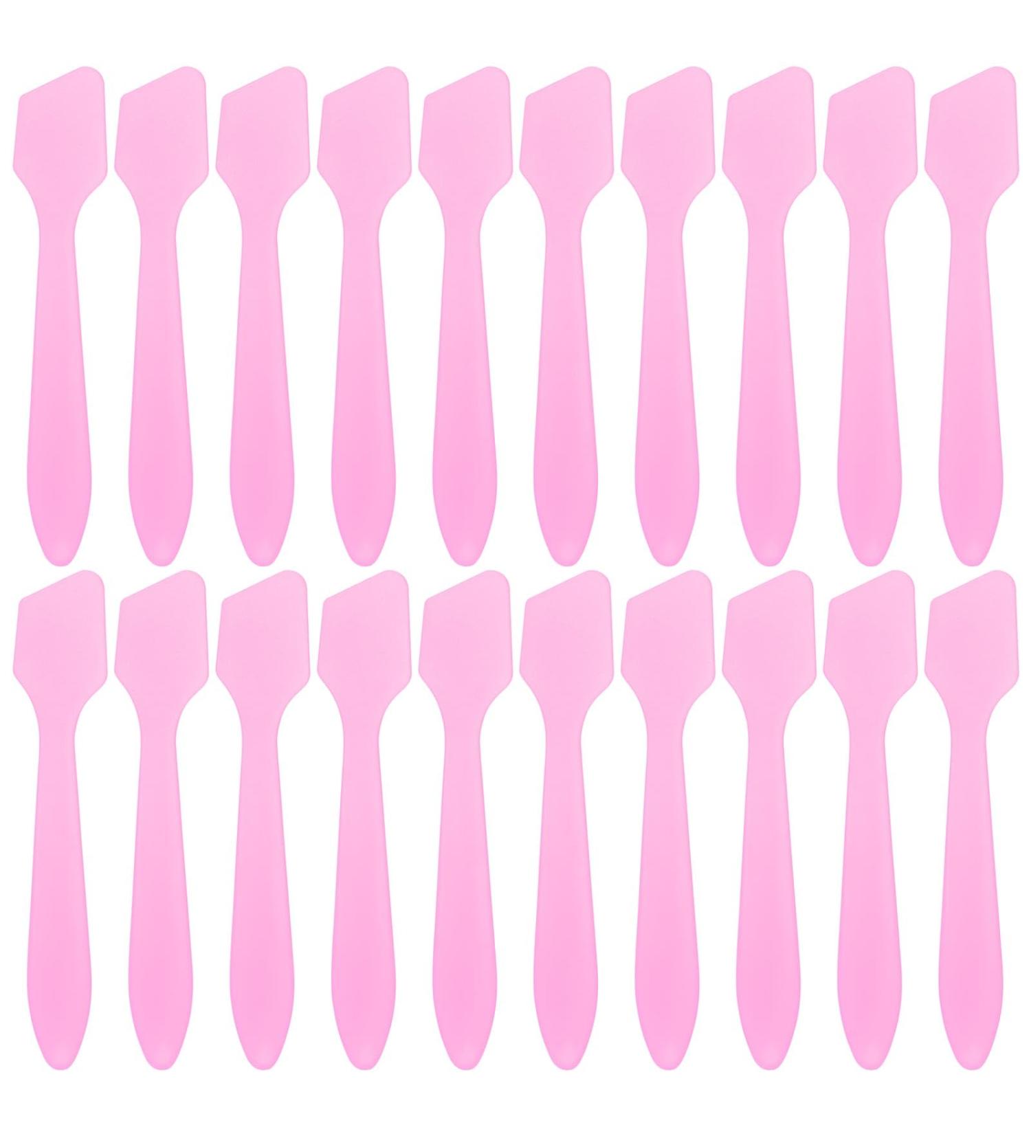 Tbestmax 300 PCS Mini Cosmetic Spatulas - Disposable Pink Makeup & Skin Care Tools for Facial Creams - Buy Online on GoSupps.com