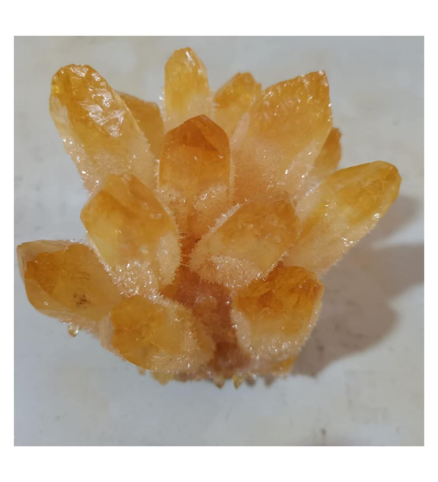 Natural Crystal Rough Crystal Cluster Rare New Yellow Phantom Quartz Crystal Cluster Specimen Home Decoration Office Living Room Crystal Decora (Size : 500-600g) - Buy Online on GoSupps.com