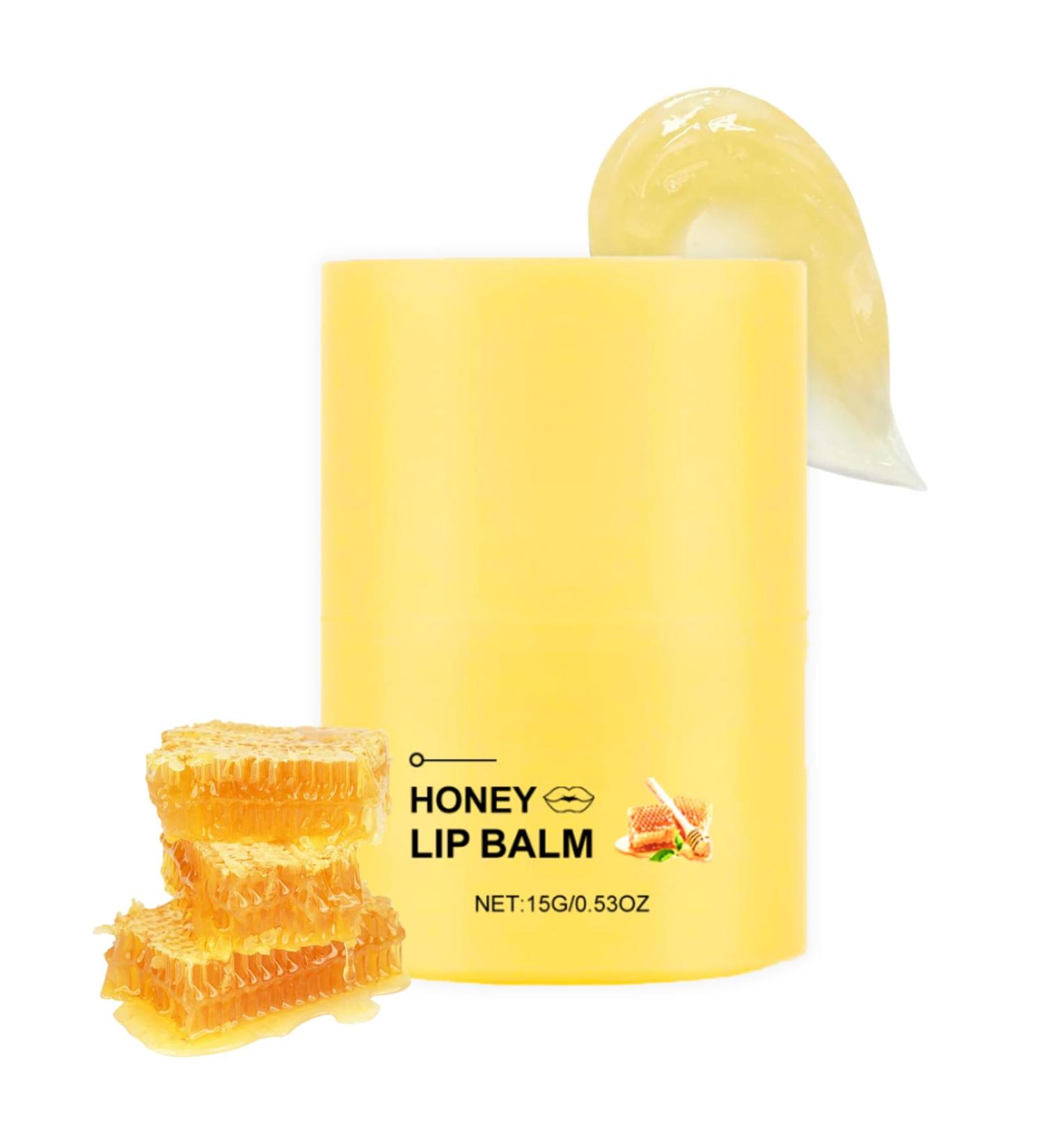 Honey Lip Butter Honey Lip Balm Lip Sleeping Mask Twist Dispenser Lip Exfoliator Moisturising Lip Balm For Dry And Chapped Lip Moisturizing Lip Mask 12hrs Long-Lasting Moisture Lip Care - Buy Online on GoSupps.com