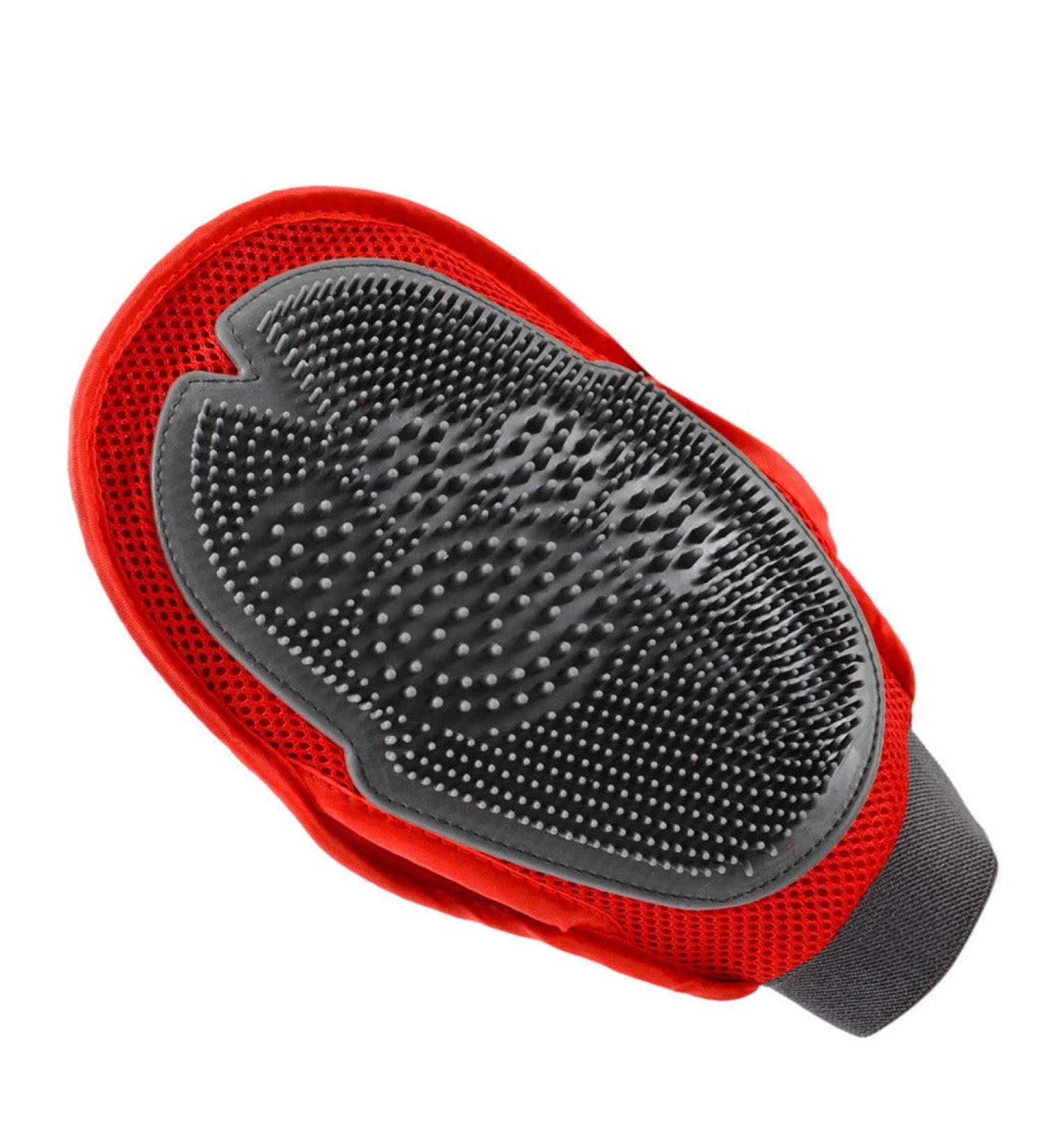 Sundaylike Life Nursing Shoe & Double-Sided Dog Massage Brush for Pets - Red One Size | Perfect for Cats & Dogs - Buy Online on GoSupps.com
