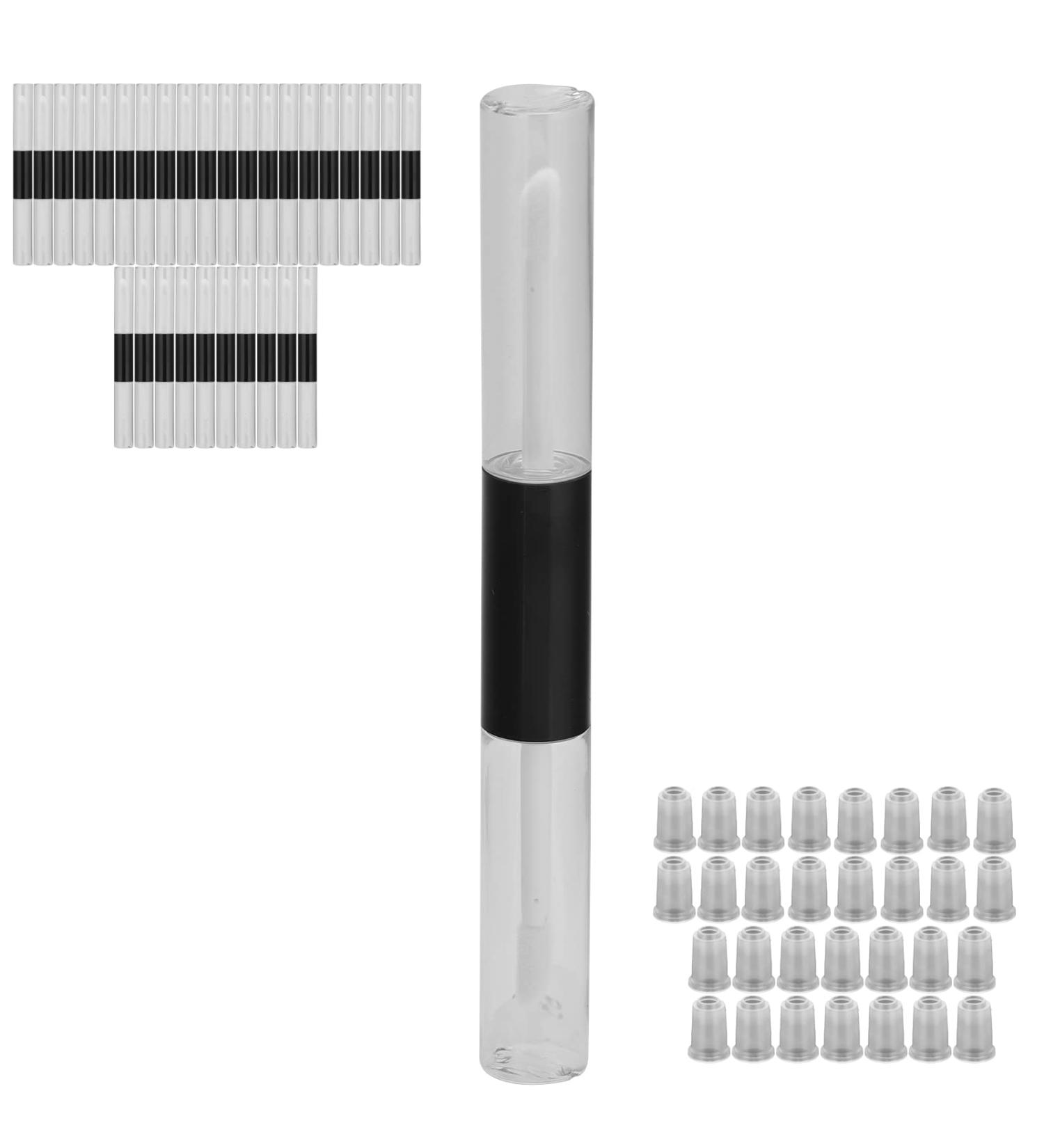 Shanrya Refillable Lip Balm Tubes Transparent Bottle Lightweight Lip Gloss Containers 30pcs with Rubber Stoppers for DIY Lipstick - Buy Online on GoSupps.com