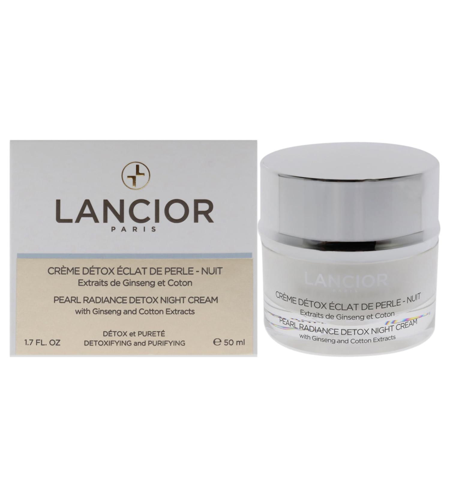 Lancior Pearl Radiance Detox Night Cream | Defend Against Pollution Moisturize & Nourish | Natural Ingredients | 1.7 Oz - Buy Online on GoSupps.com