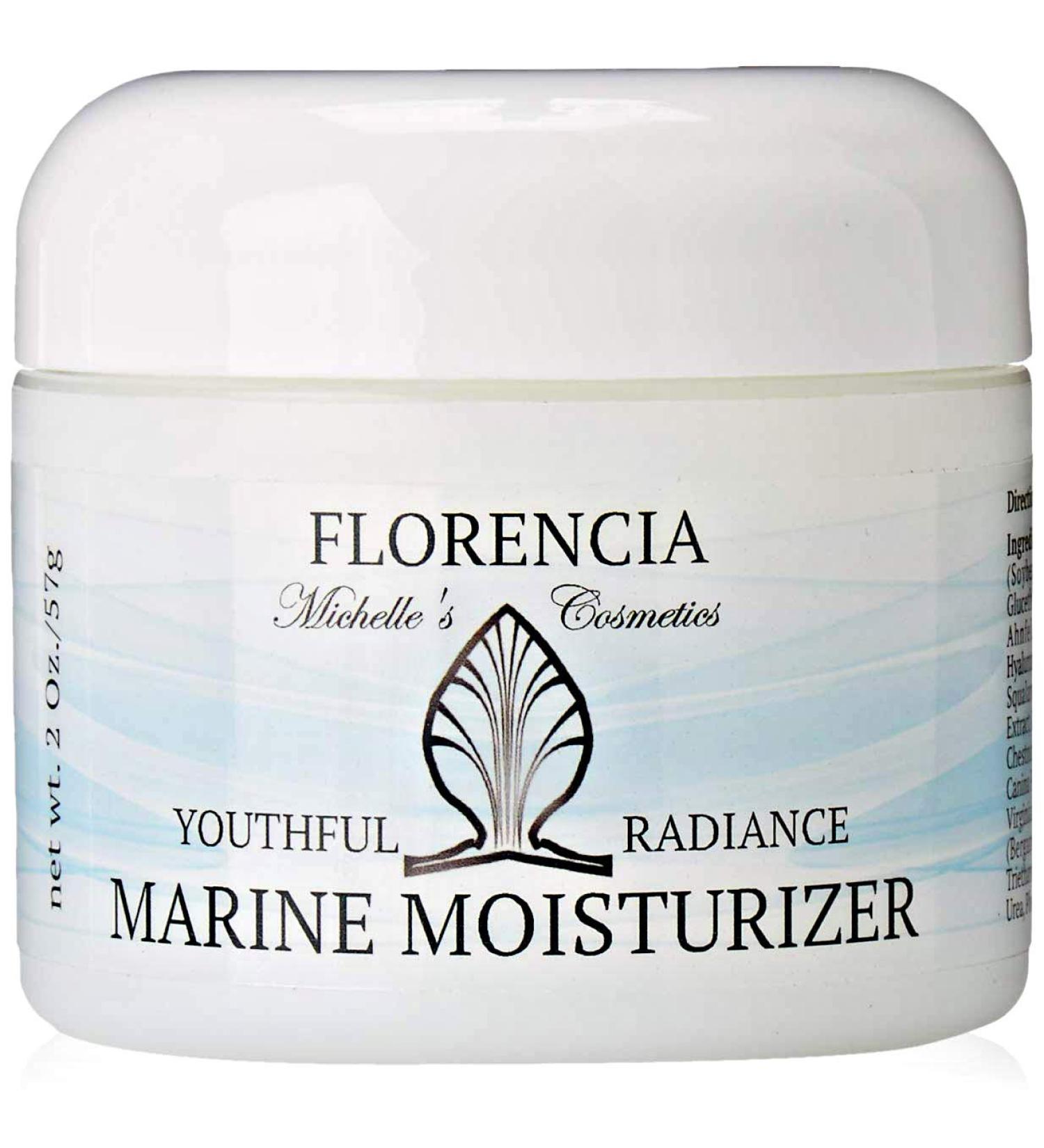 Florencia Marine Moisturizer | Ultra Hydrating Face & Neck Cream with Hyaluronic Acid | Youthful Radiance Firming & Anti-Wrinkle Care for Men & Women - International Shipping Available - Buy Online on GoSupps.com