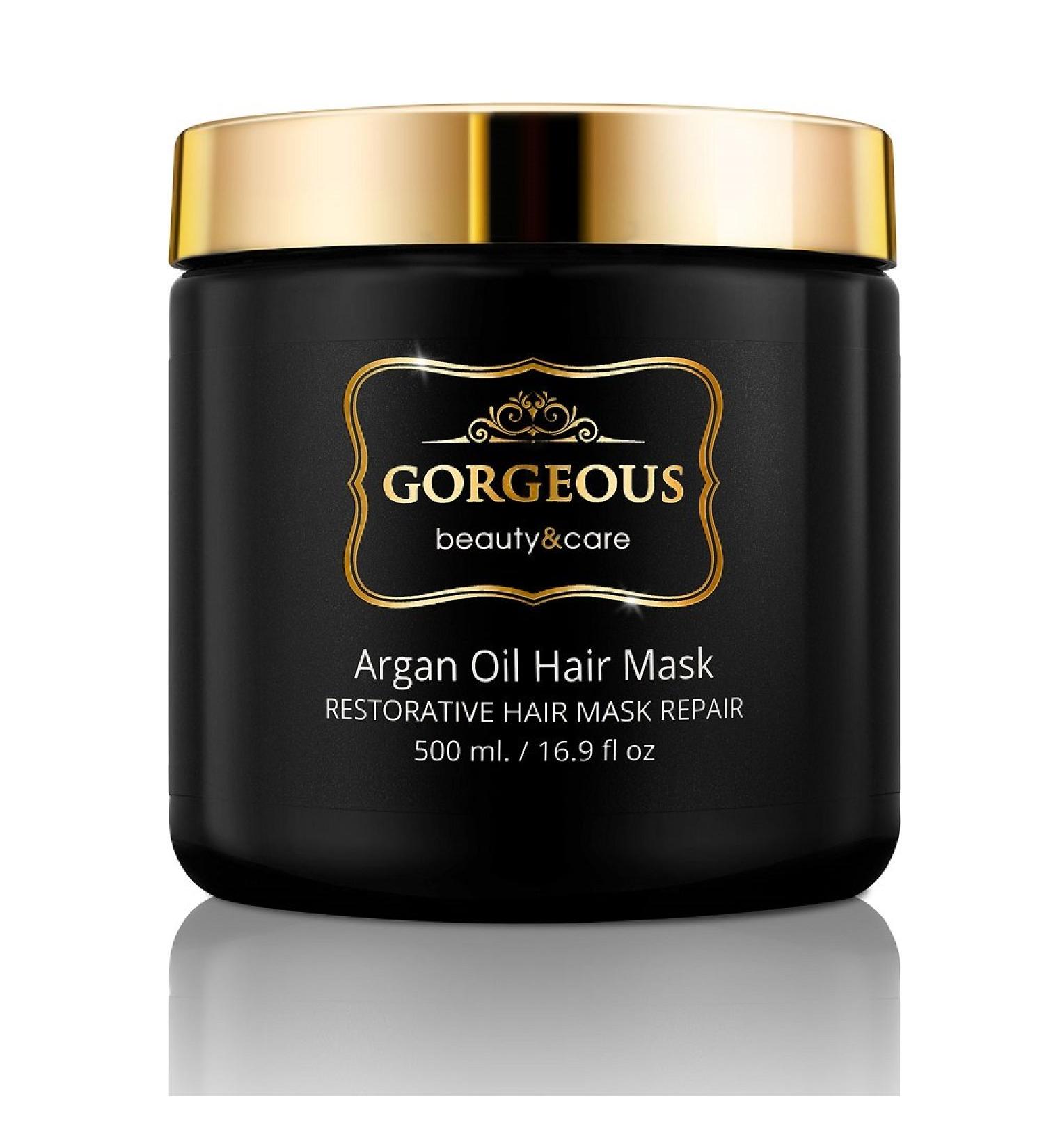 Argan Oil Restorative Hair Mask 500ml - Professional Hair Care for All Hair Types | Buy Internationally - Buy Online on GoSupps.com