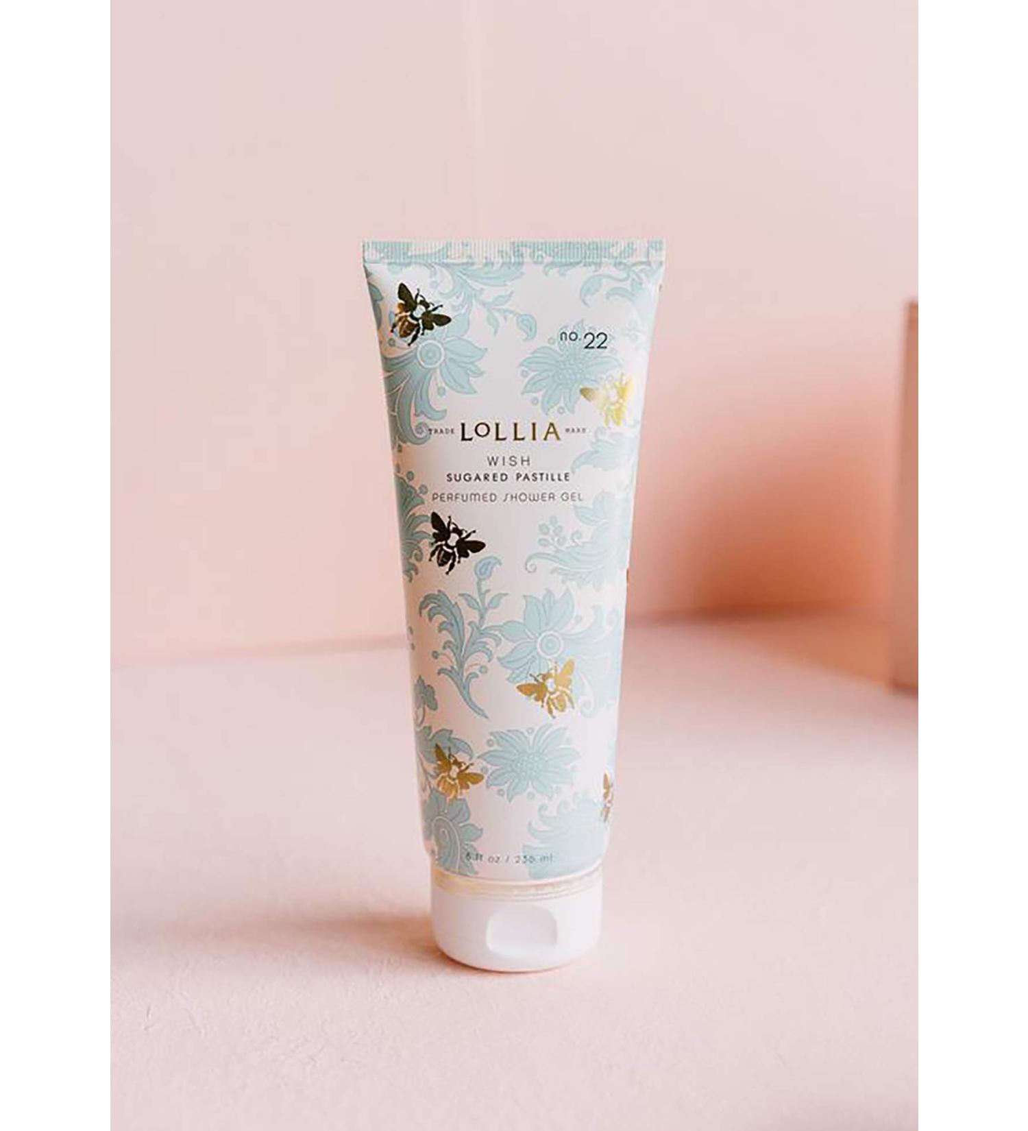 Lollia Wish Shower Gel | Nourishing Body Wash with Shea Butter & Aloe | 8 fl oz - Buy Online on GoSupps.com