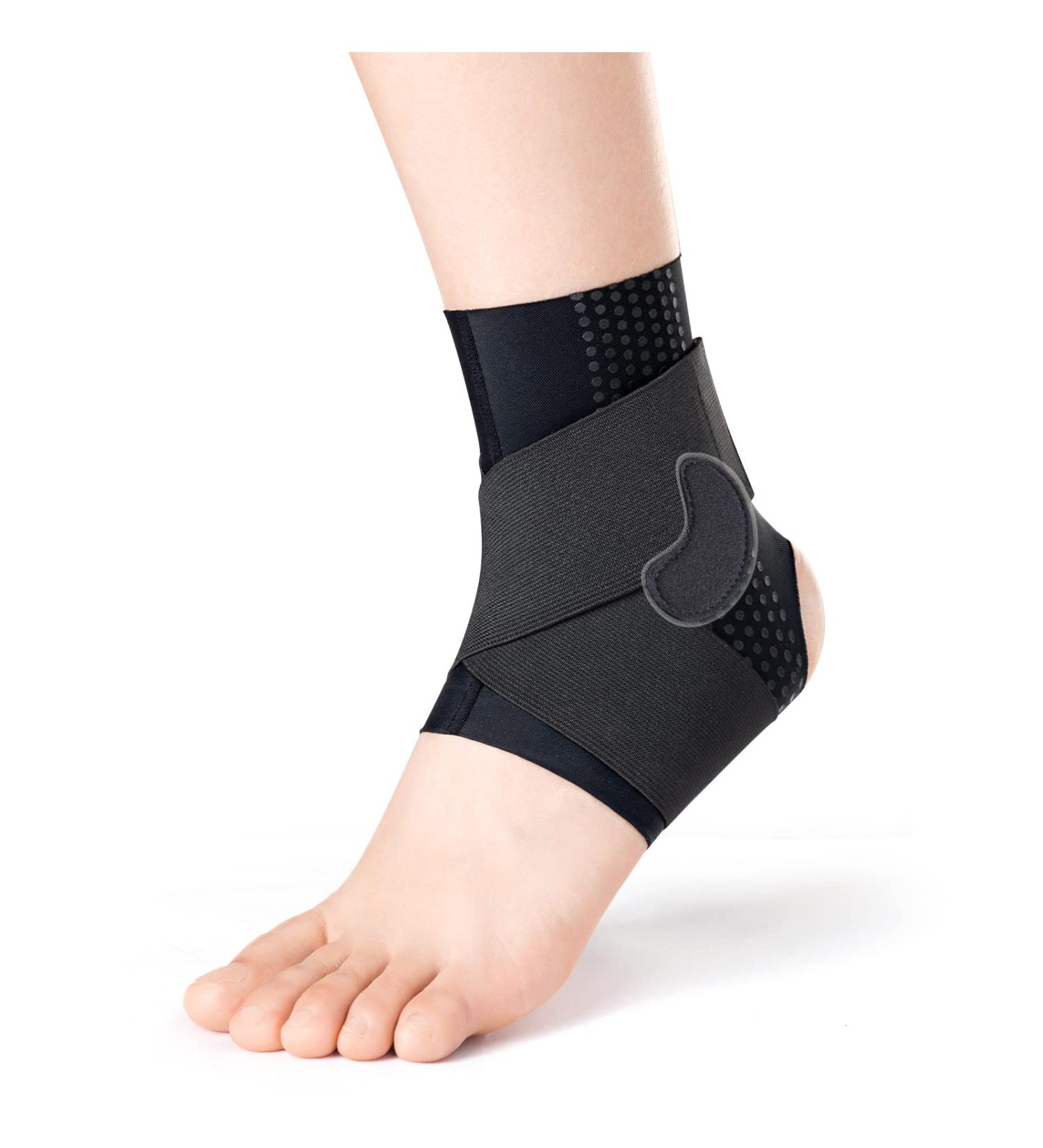 Adjustable Ankle Support for Men & Women - Compression Foot Stabilizer for Sprained Ankles - Ideal for Sports Running Volleyball & Soccer - XXXL Size - Buy Online on GoSupps.com