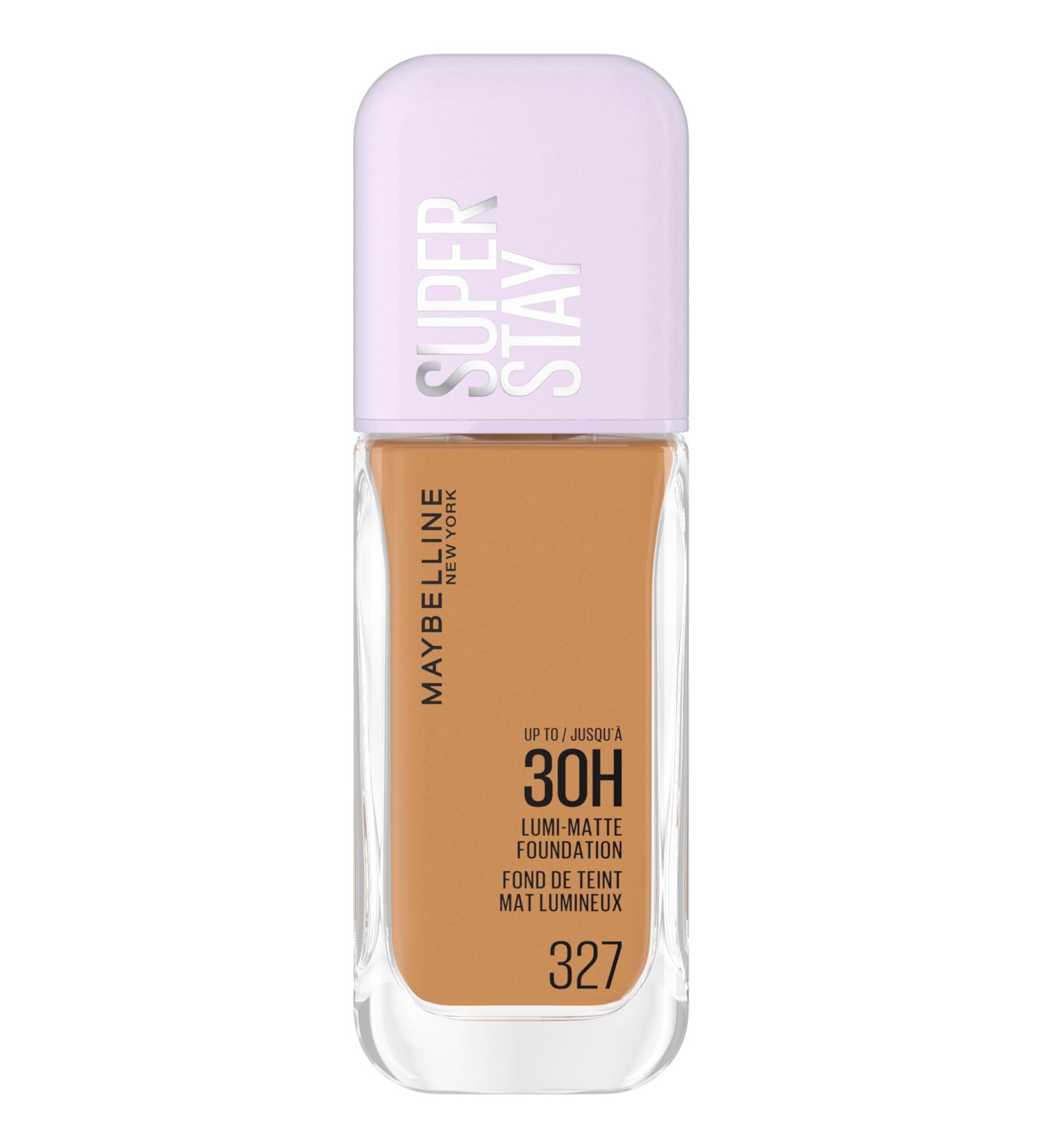  Maybelline Maybelline New York - Long-lasting liquid foundation - Ultra-resistant - Luminous matte finish - Enriched with Amino Acids - All skin types - Superstay 30H Lumi-Matte - Shade: 335-35 ml - Buy Online on GoSupps.com