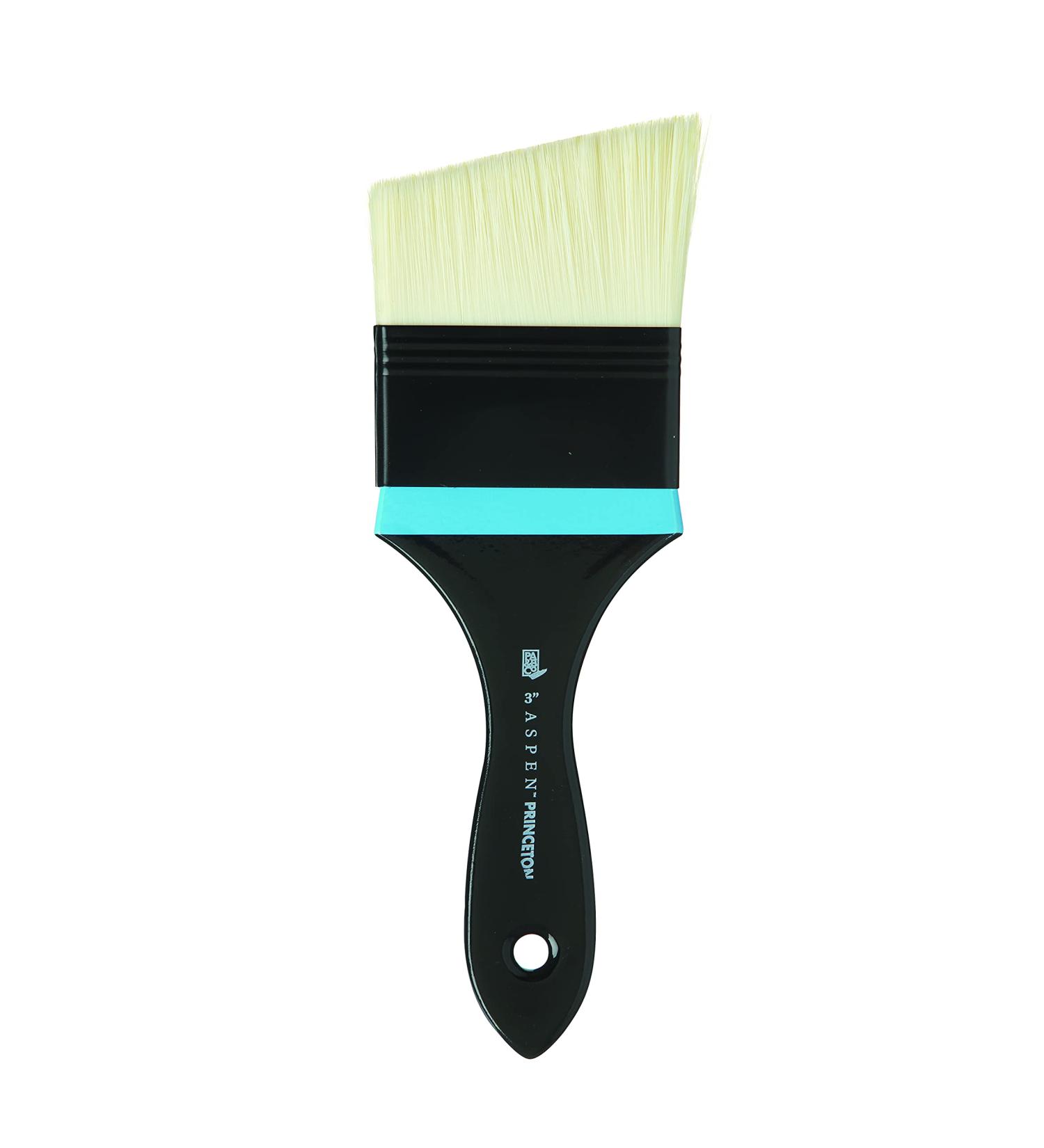 Princeton Aspen 3 Inch Synthetic Angular Mottler Brush for Acrylic & Oil | Series 6500 | Indoor/Outdoor | Glare-Free - Buy Online on GoSupps.com