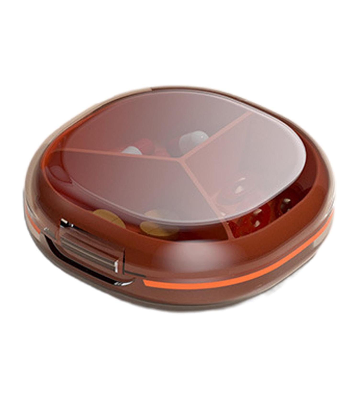 Travel Pill Organizer - 58g Portable Daily Pill Box | Easy-to-Use Sealed Medicine Case for On-the-Go | International Shipping Available - Buy Online on GoSupps.com