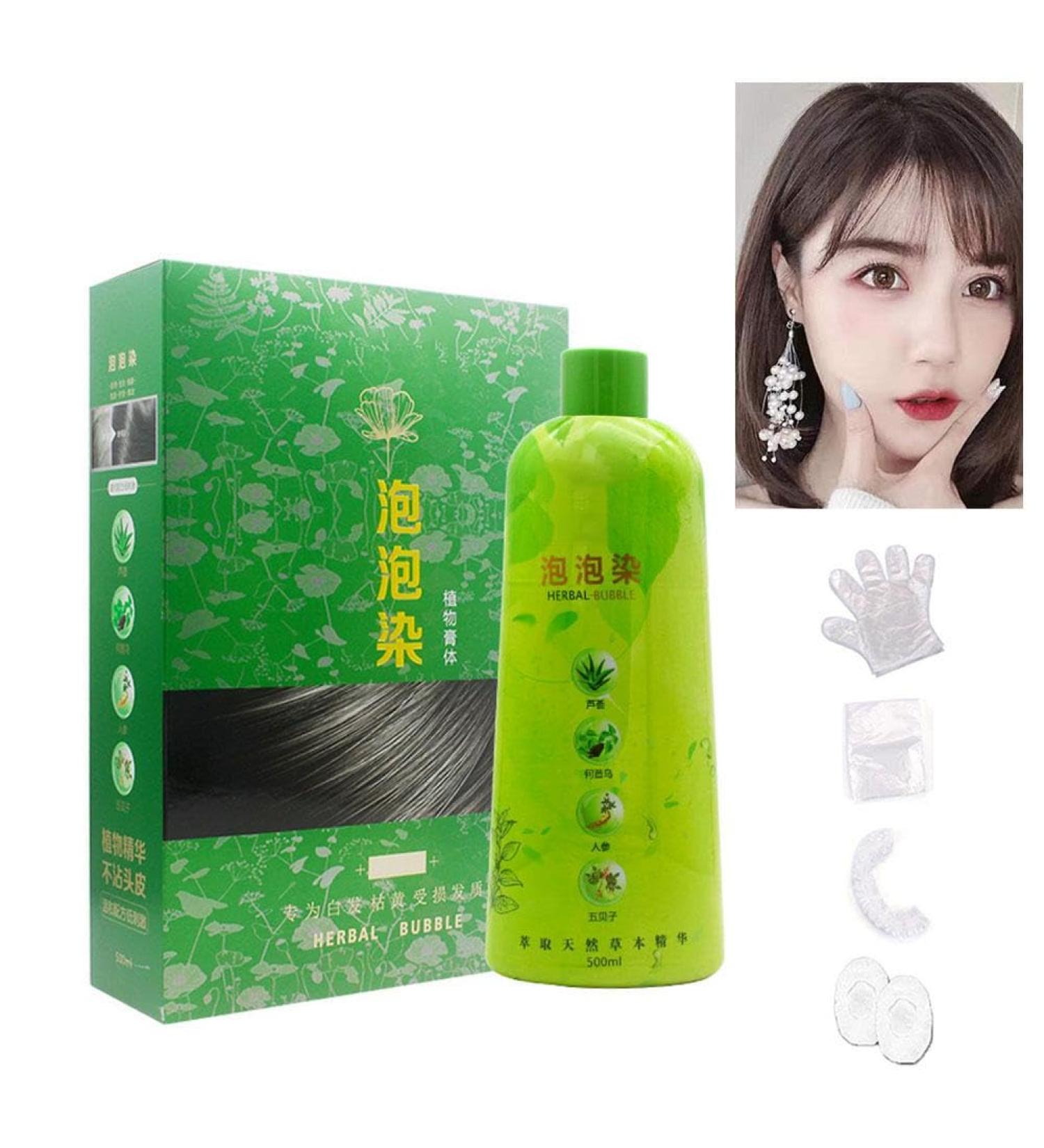 WOBBLO Brimnes Shampoo Brimies Shampoo Black Hair Dye Shampoo Edgeless Herbal Shampoo Herbal Bubble Hair Dye Shampoo Fast Shampoo for - Buy Online on GoSupps.com